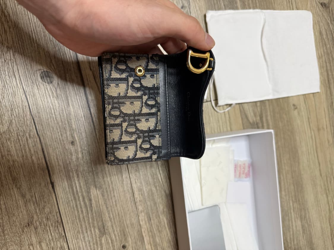 디올 오블리크 새들 카드지갑 상품이미지2