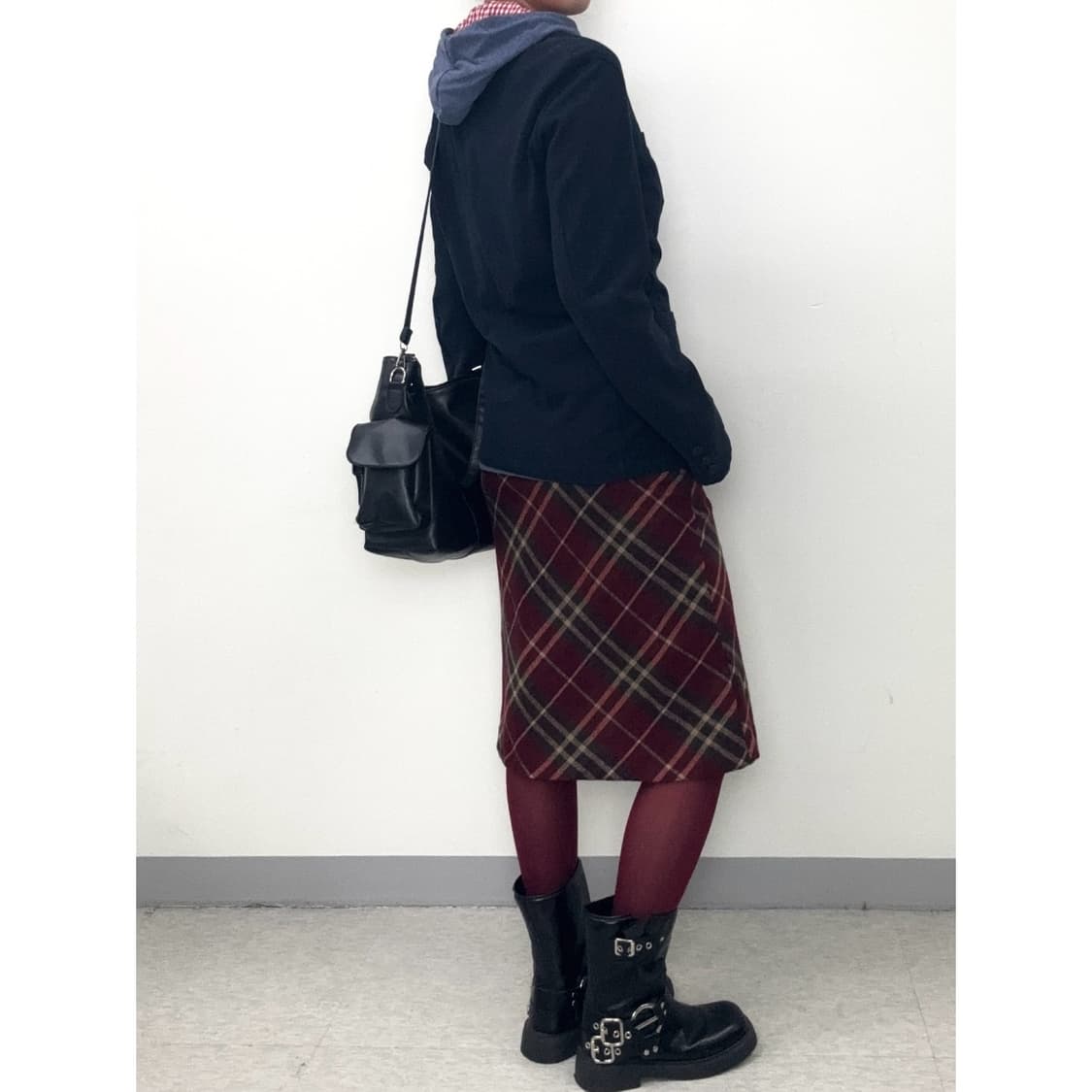 빈티지 네이비 블레이저 자켓 상품이미지4