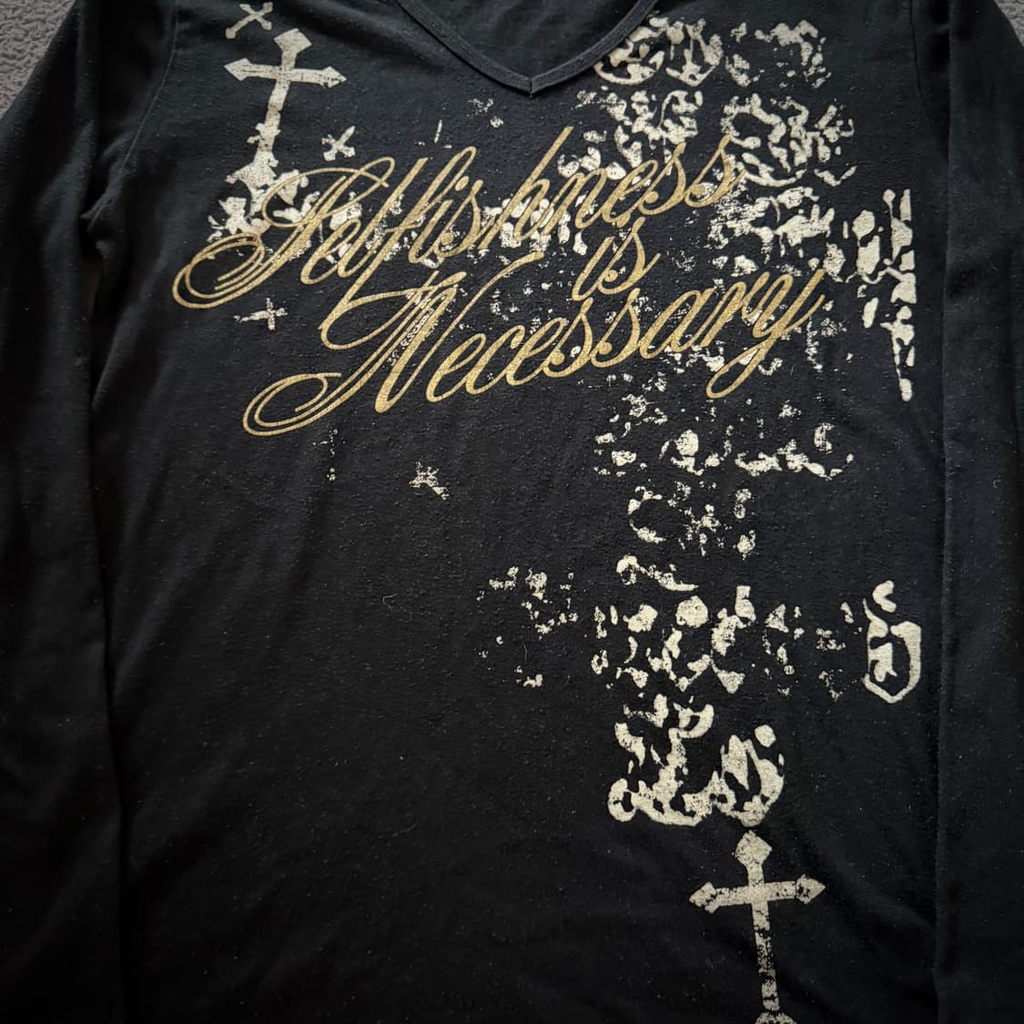 Clash ahead cross lettering long sleeve 상품이미지2