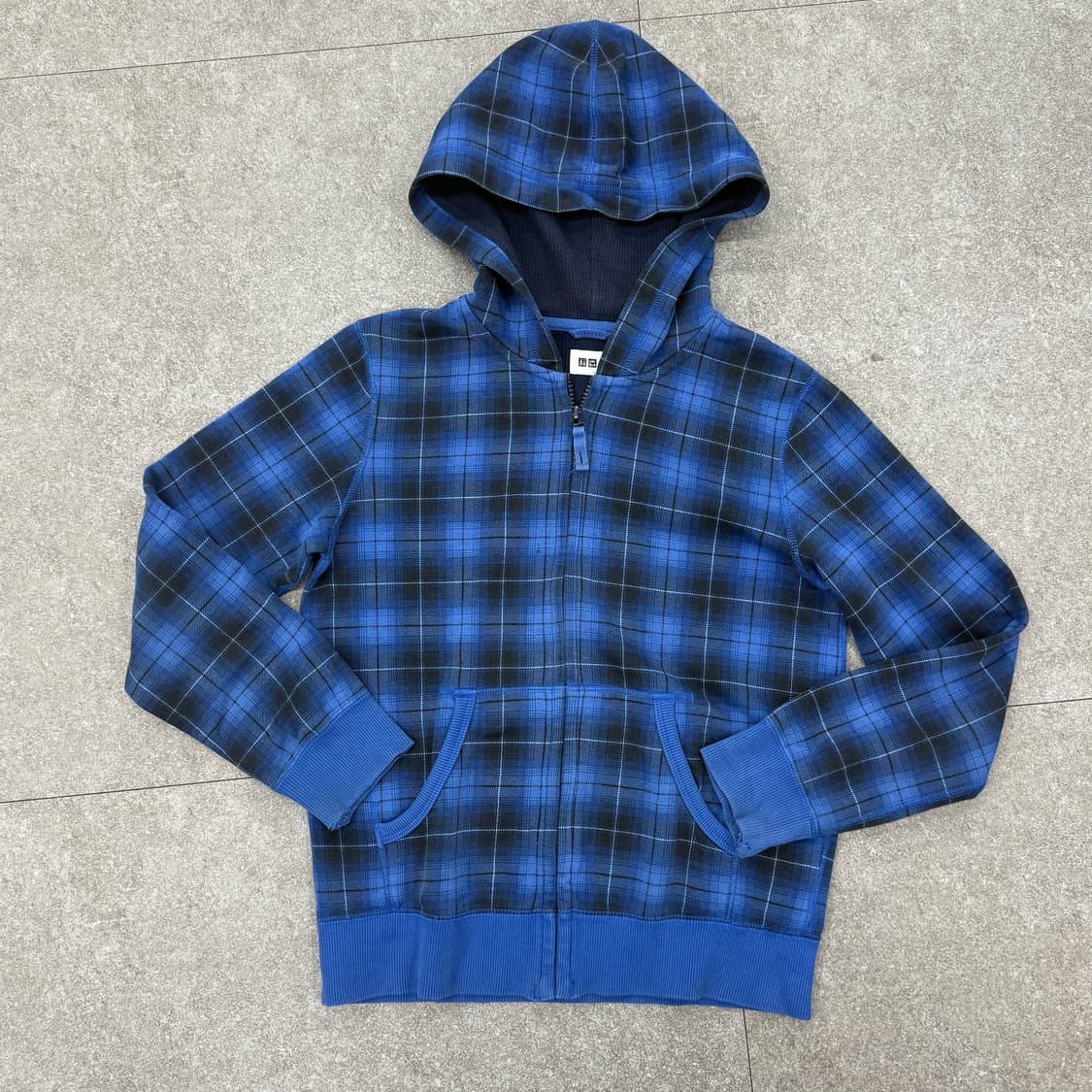 유니클로 배색 후드집업 상품이미지5