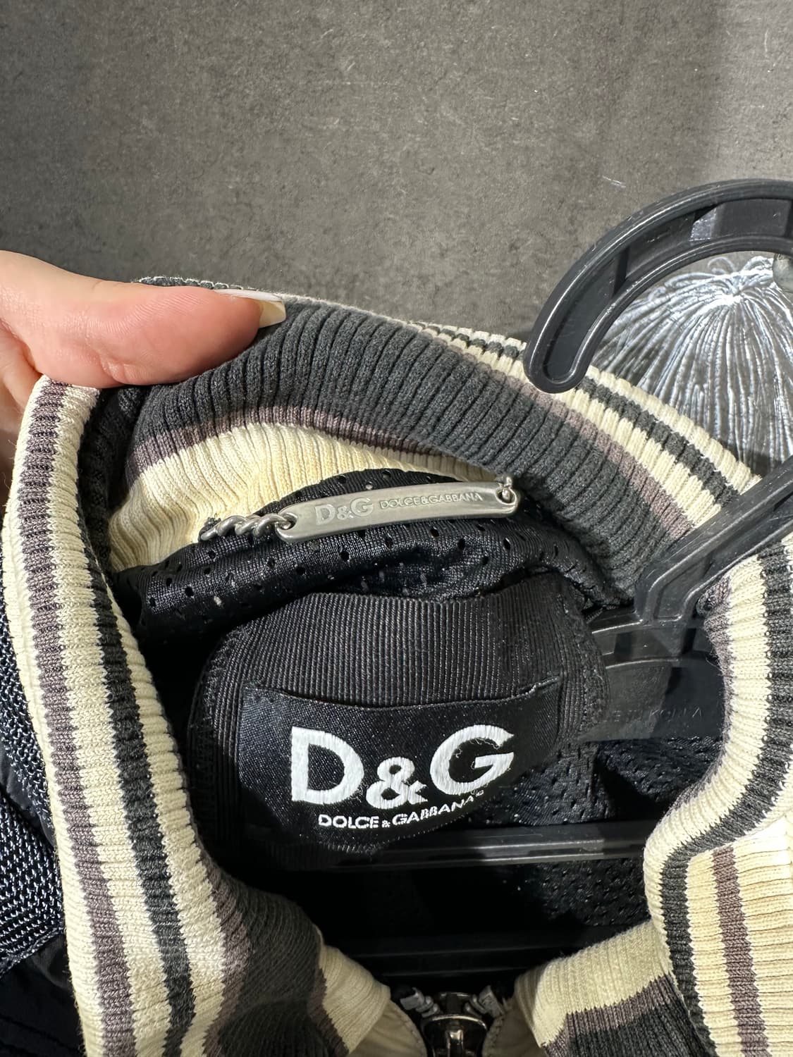 돌체 앤 가바나 00s 라이더 트랙 자켓 고딕 점퍼 M 상품이미지8