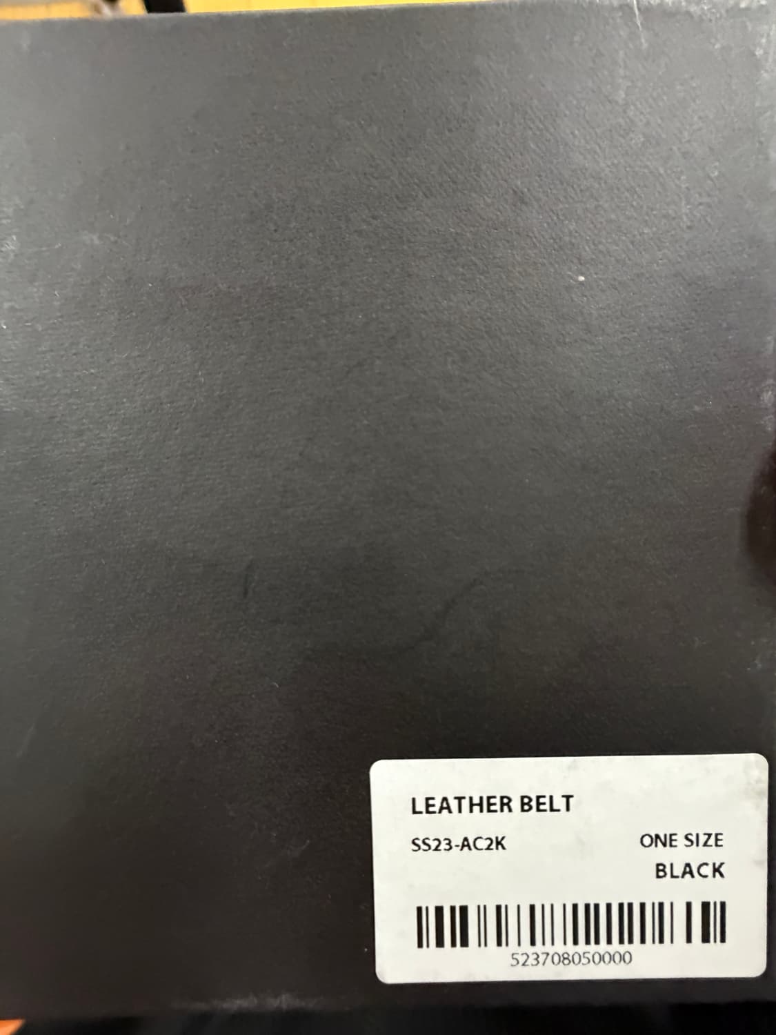 혜인서 23ss 레더 벨트 미시착 새제품 판매 상품이미지2