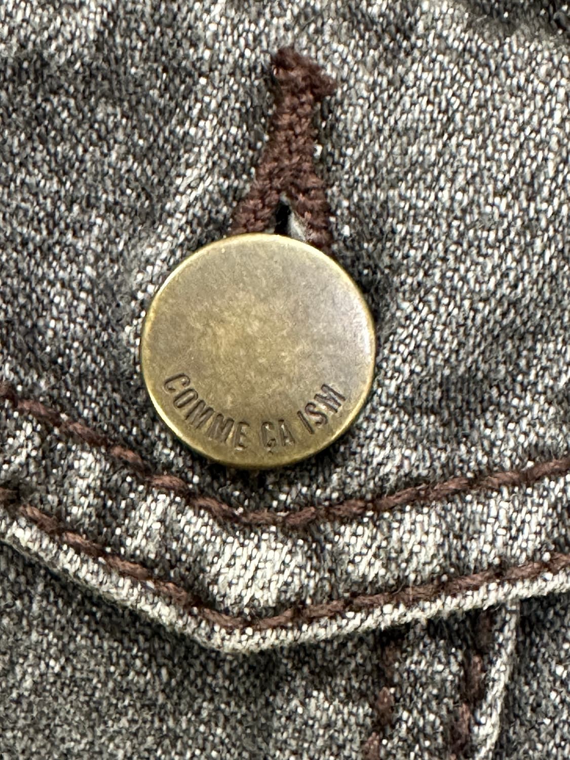 OS)Comme Ca Ism vintage 여성 그레이 워싱 데님 자켓 상품이미지5