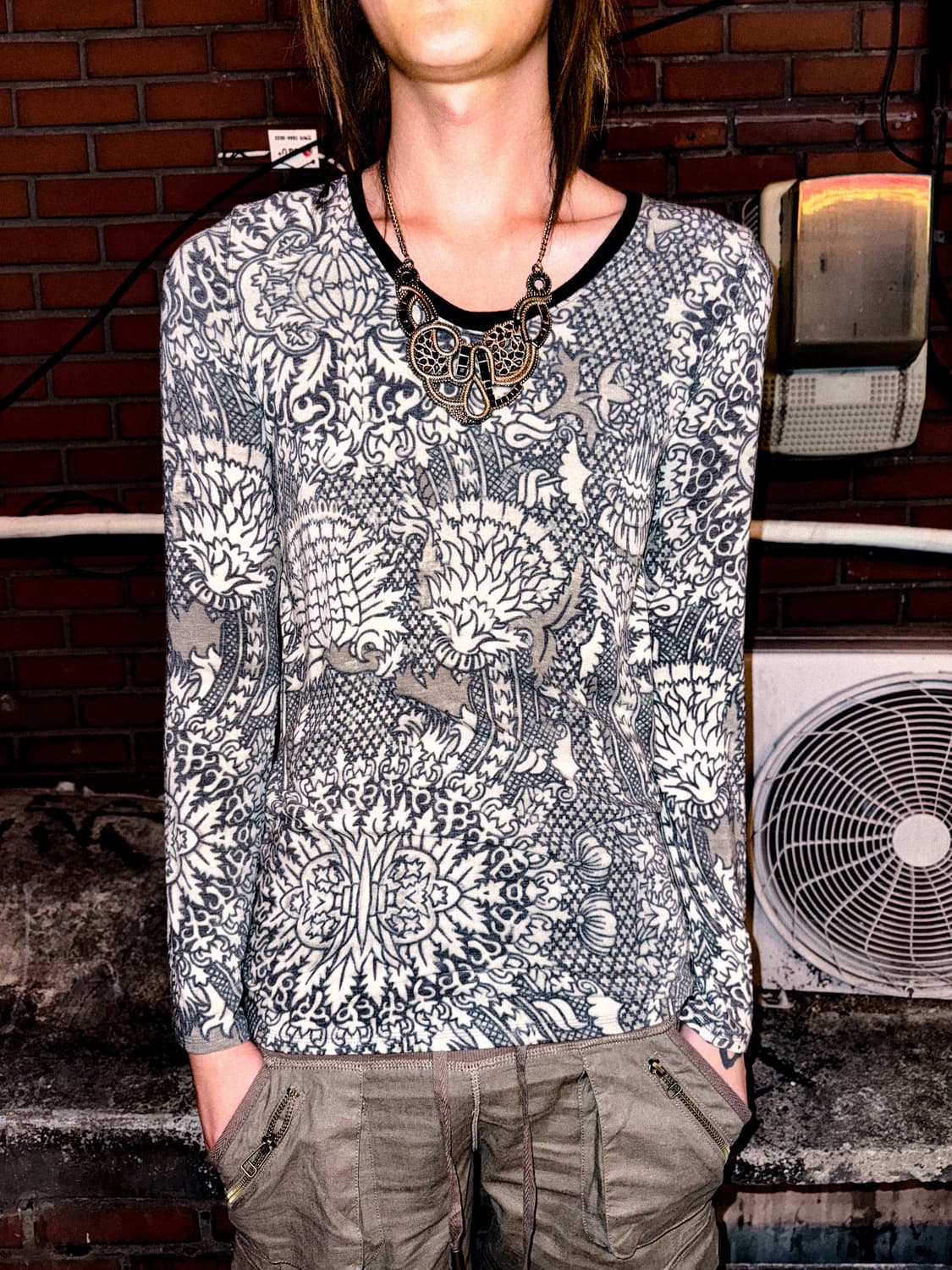 SHARE SPIRIT – Patterned long sleeve  상품이미지2