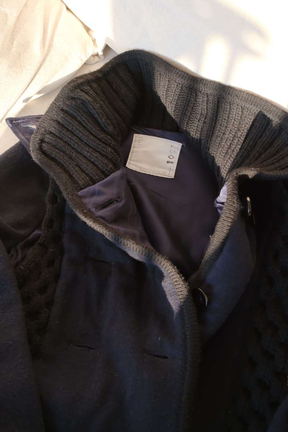 [Sample] 09aw Honeycomb cable peacoat 상품이미지10