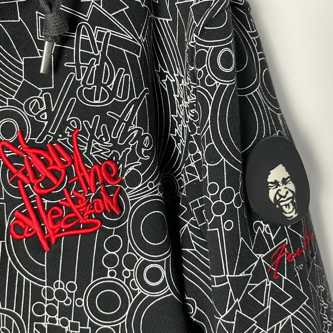 [FUBU] 빈티지 후부 올오버 그래픽 패턴 후드 바람막이 상품이미지5