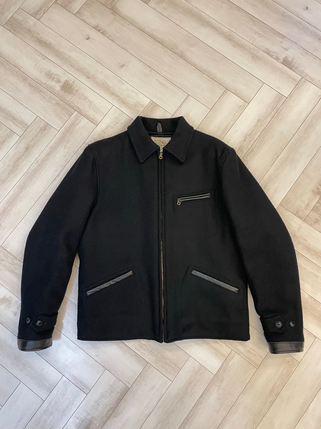 슈가케인 블랙 울 스포츠 자켓 / 42 상품이미지1