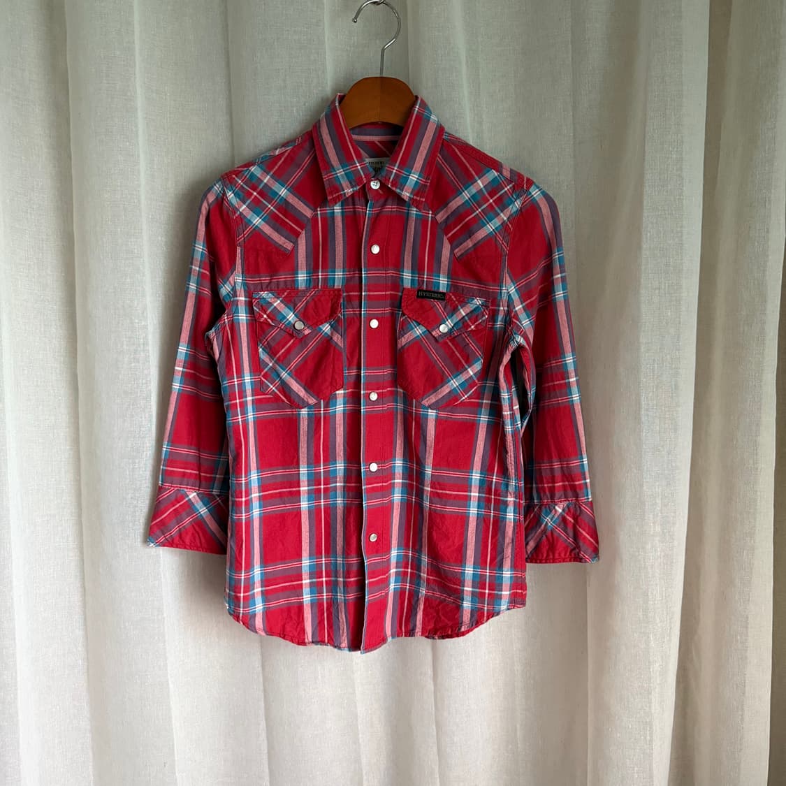 히스테릭글래머 체크 웨스턴 셔츠 상품이미지1