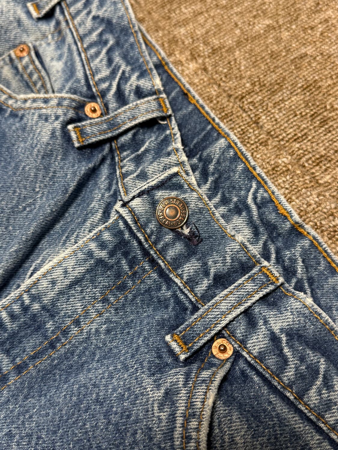 리바이스 517 빈티지 플레어 데님 부츠컷 청바지 33x30 팝니다 상품이미지6