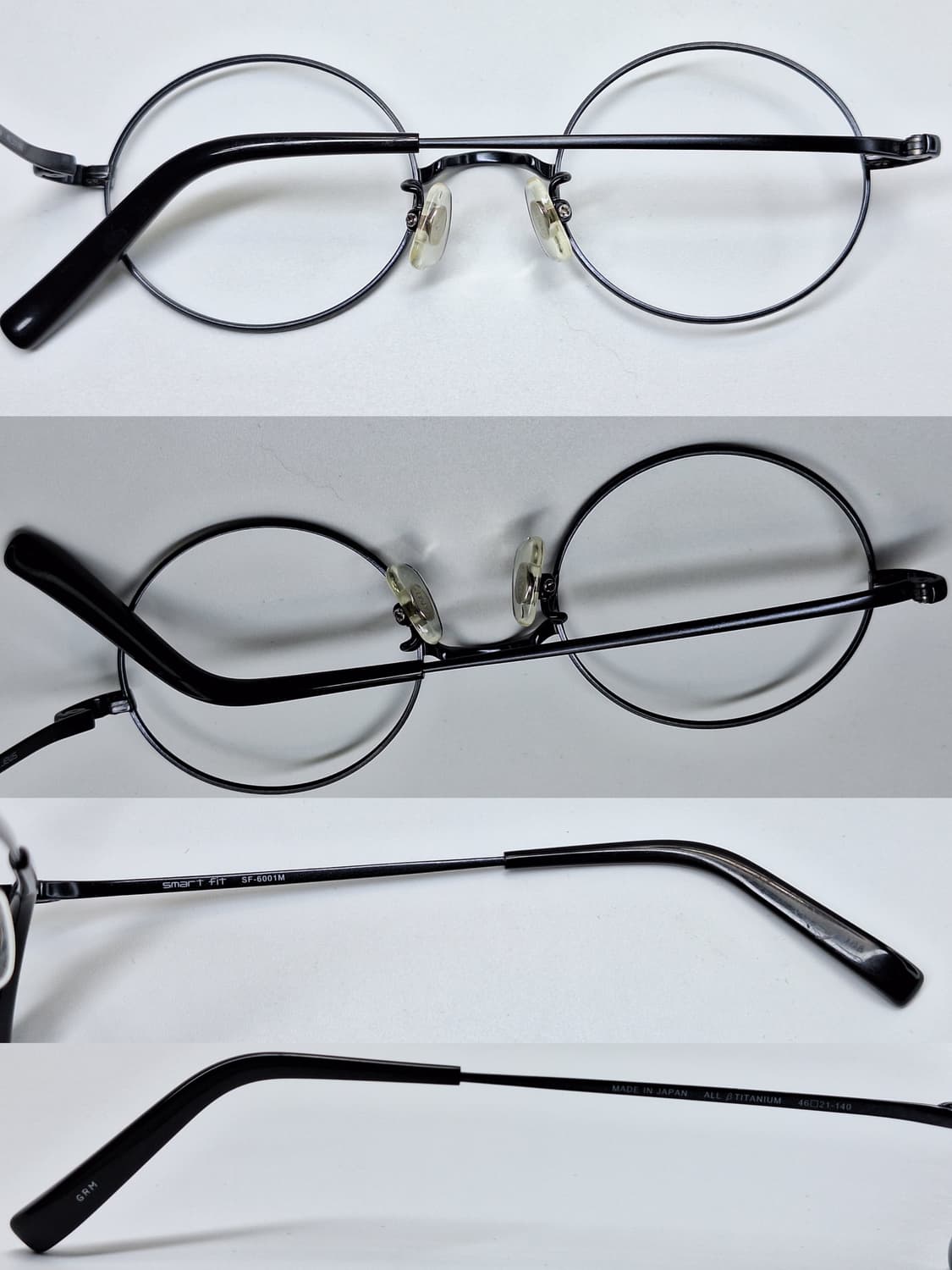 smart fit SF-6001M 베타티타늄 라운드 안경테/일본 사바에6 상품이미지3