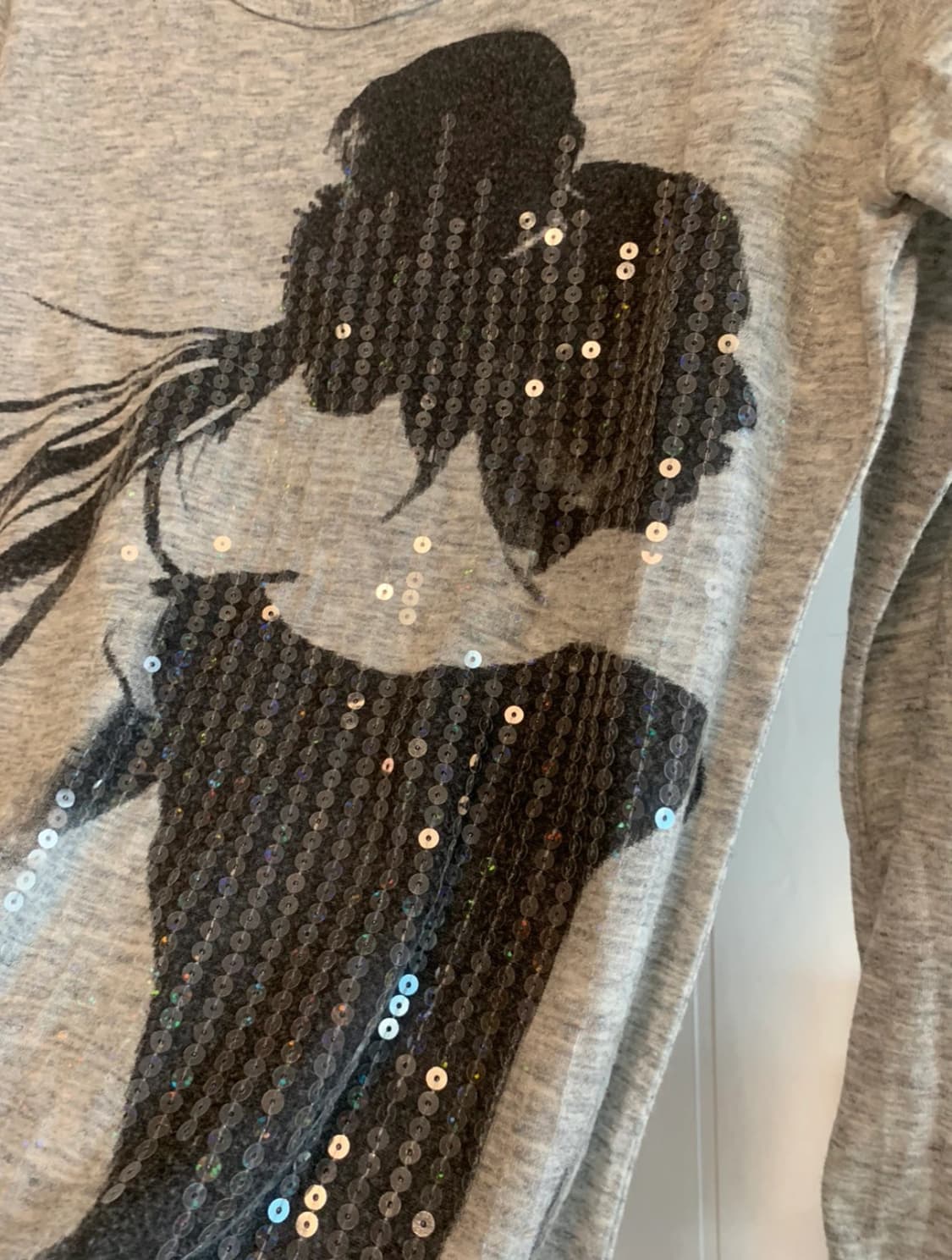 Y2k Spangled roll-up tee 상품이미지7