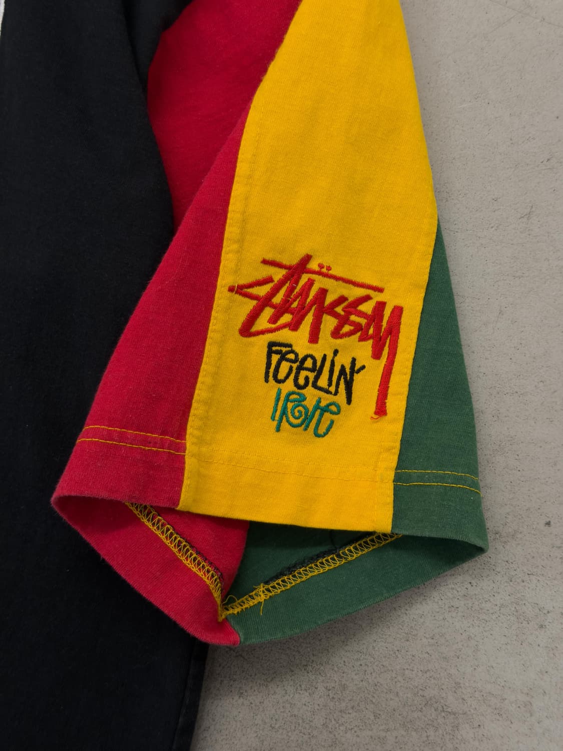 90s 스투시 IRIE ROOTS 후드 티셔츠 상품이미지5