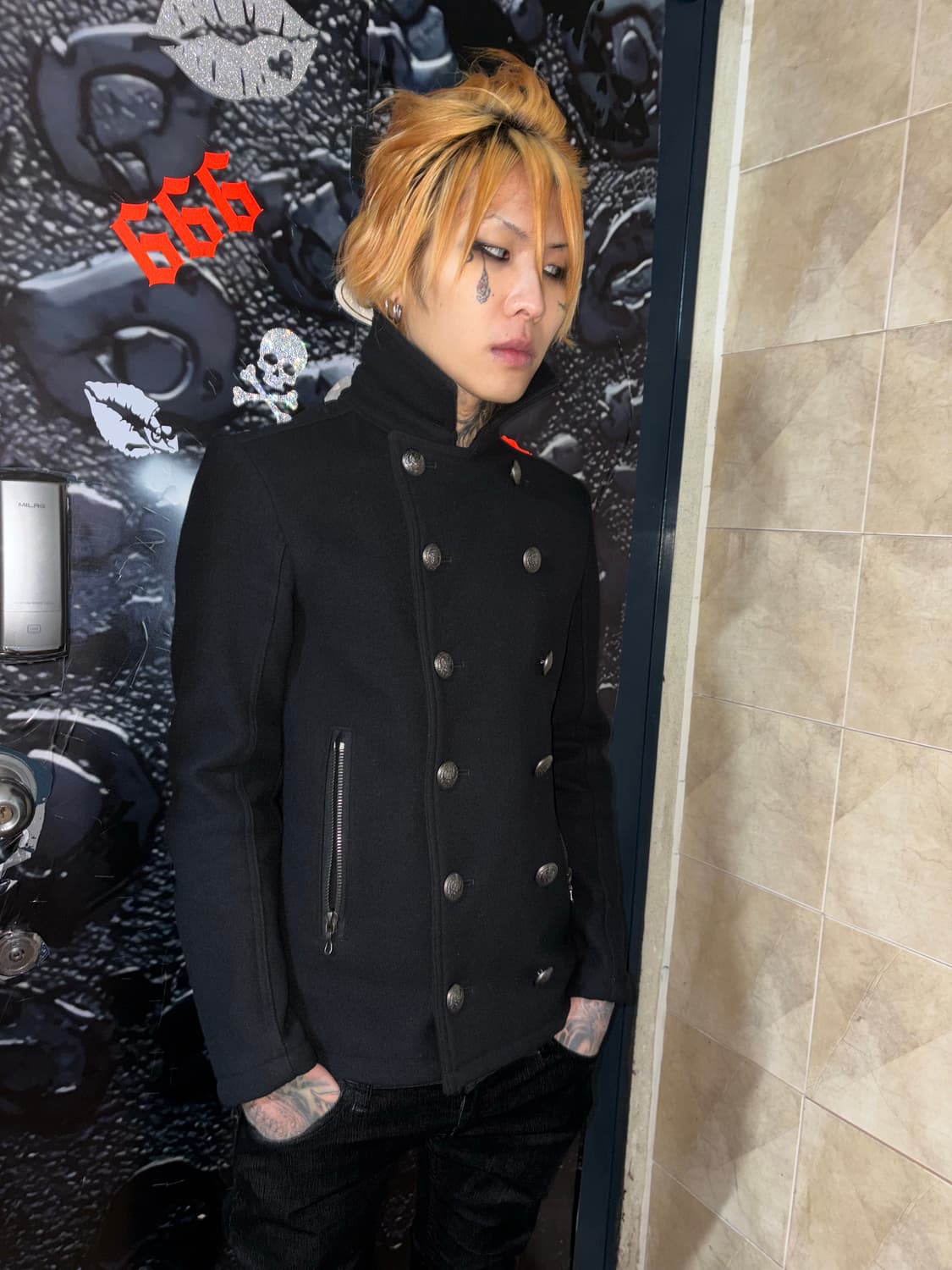 SHELLAC Double-Burtoned Napoleon Jacket 상품이미지1