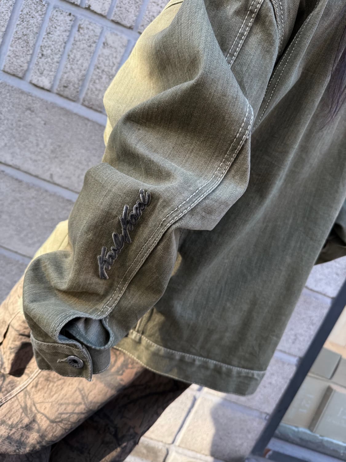 칼카니 오버사이즈 로고 데님자켓 상품이미지6