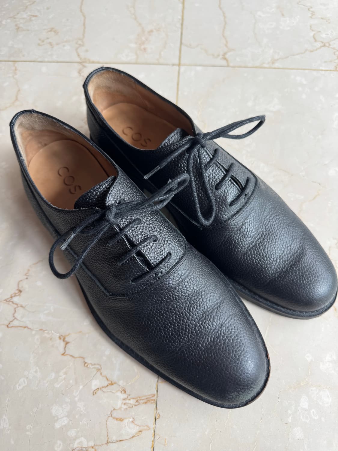 Cos / 스트레이트 팁 레더 옥스포드 더비 슈즈 / 275-280 상품이미지4