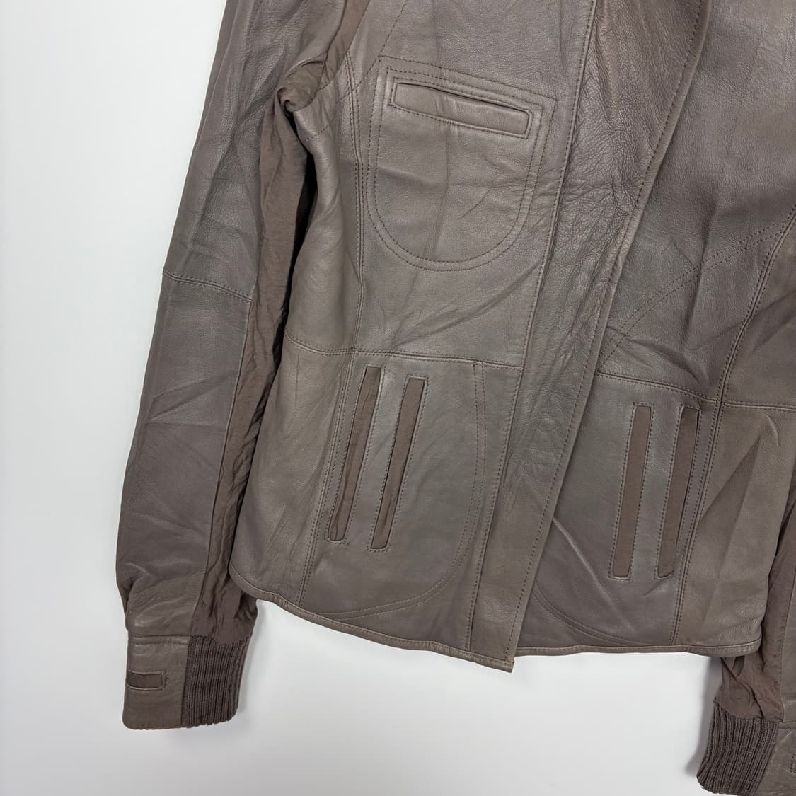 Le ciel bleu 패턴 가죽 자켓 상품이미지6