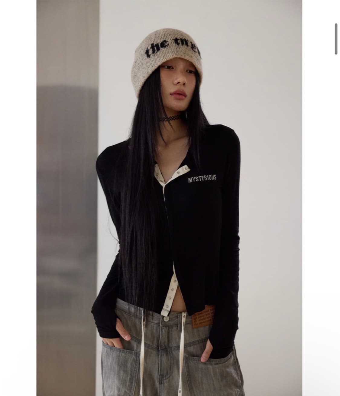 미스테리어스호텔 가디건 99 WOOL BUTTON CD 상품이미지2