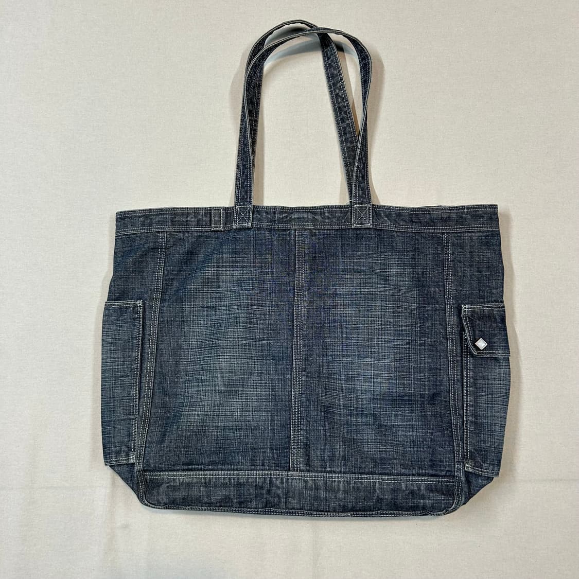 요시다 포터 온스 코튼 블루 데님 숄더백 토트백 상품이미지5