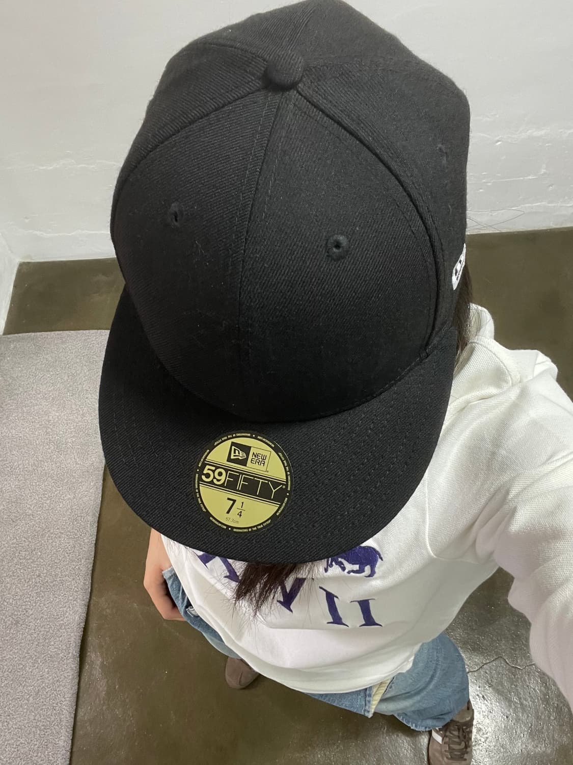 뉴에라 59FIFTY 블랙 7 1/4 야구모자 상품이미지1