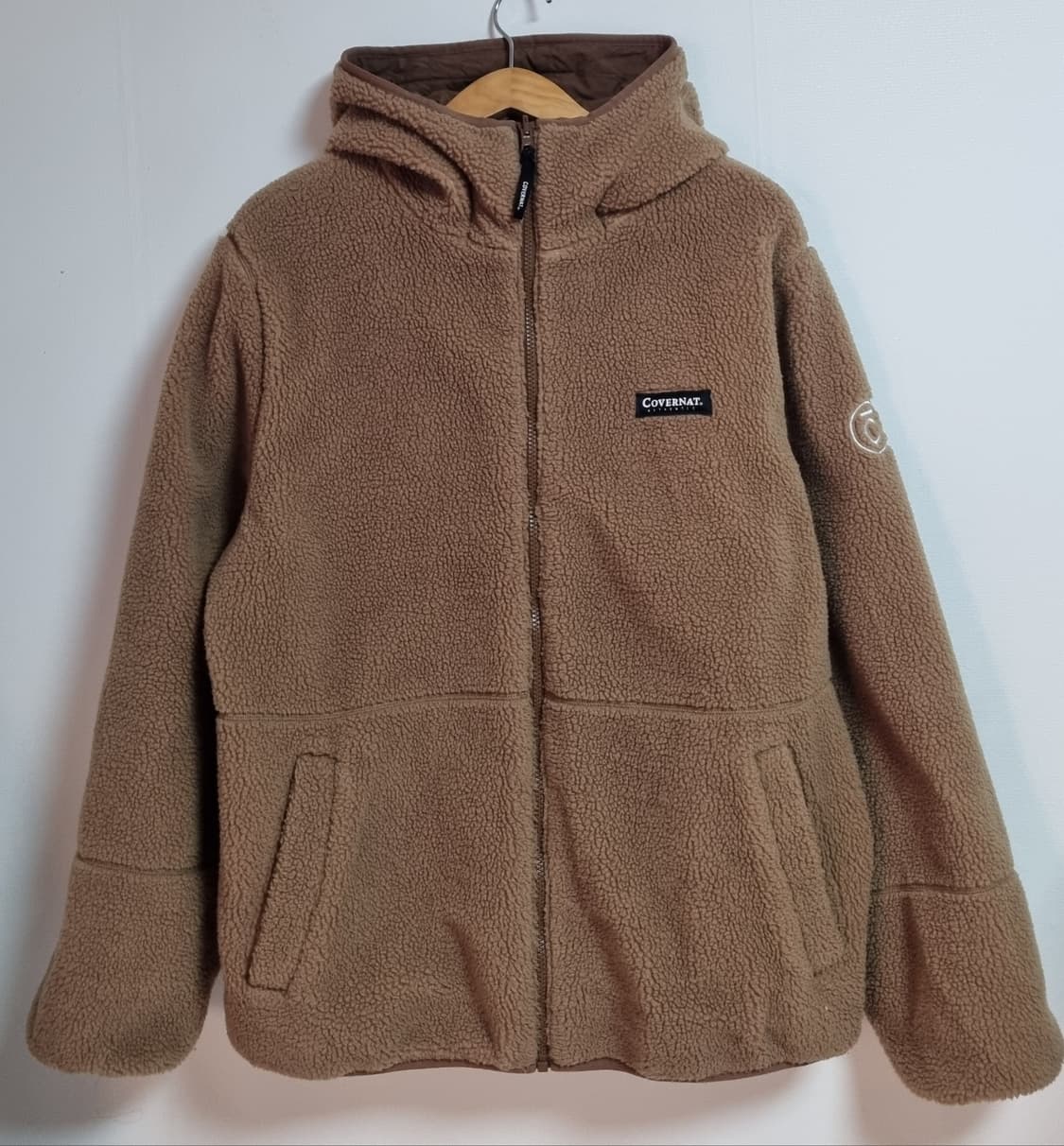 XL ) 커버낫 브라운 리버시블 양면 후리스/바람막이 상품이미지3