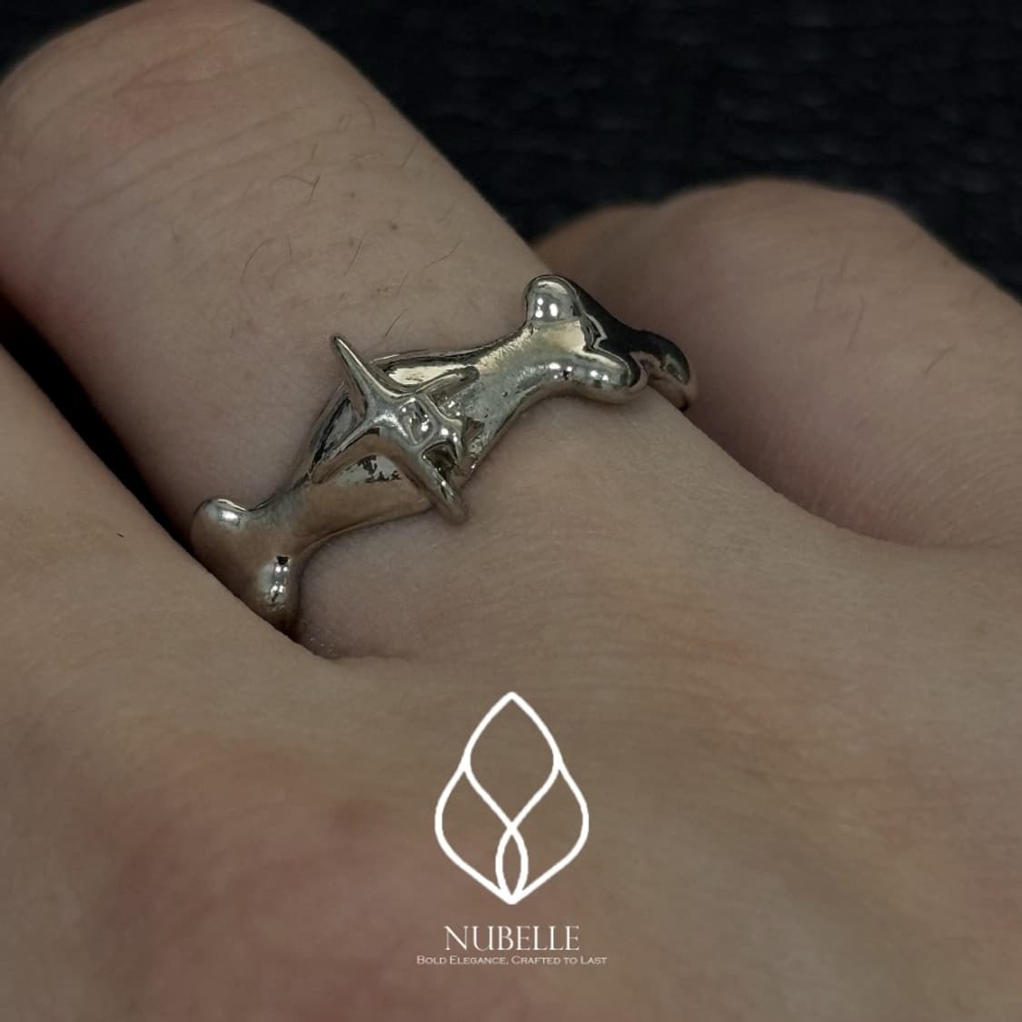 🌗 Twinkle star ring / 트윙클 별 실버 반지 상품이미지2