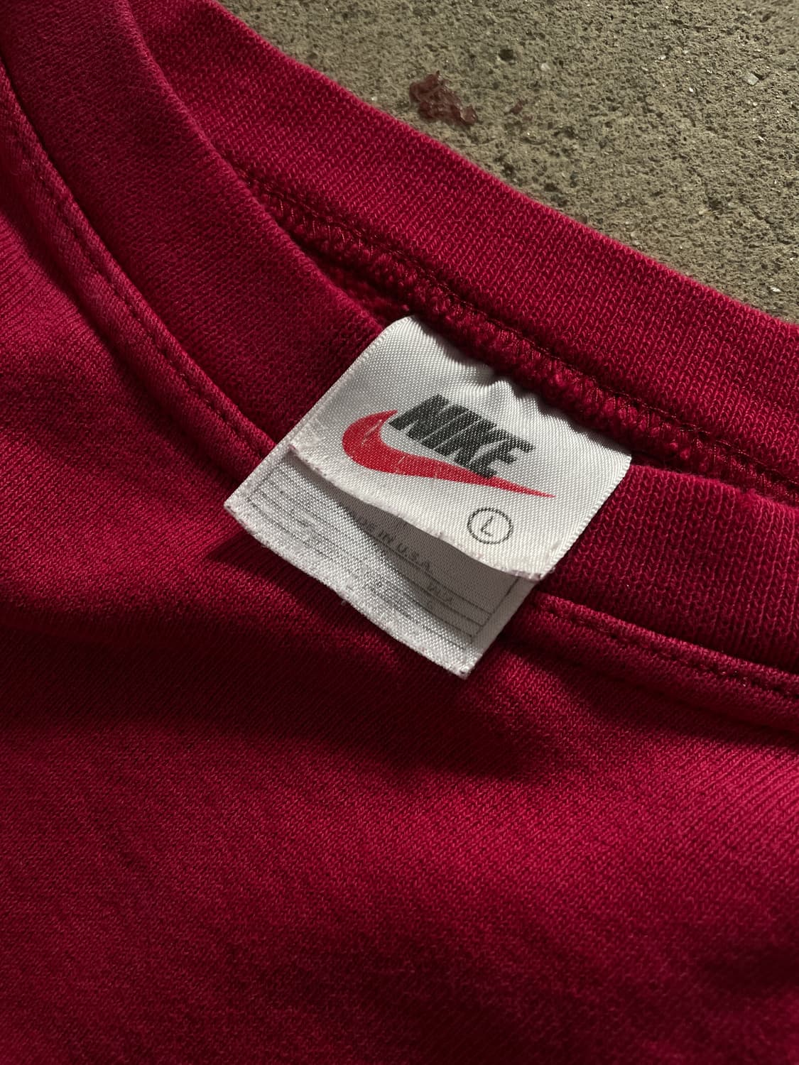 USA Made)90s Nike Small Swoosh Magenta 상품이미지6