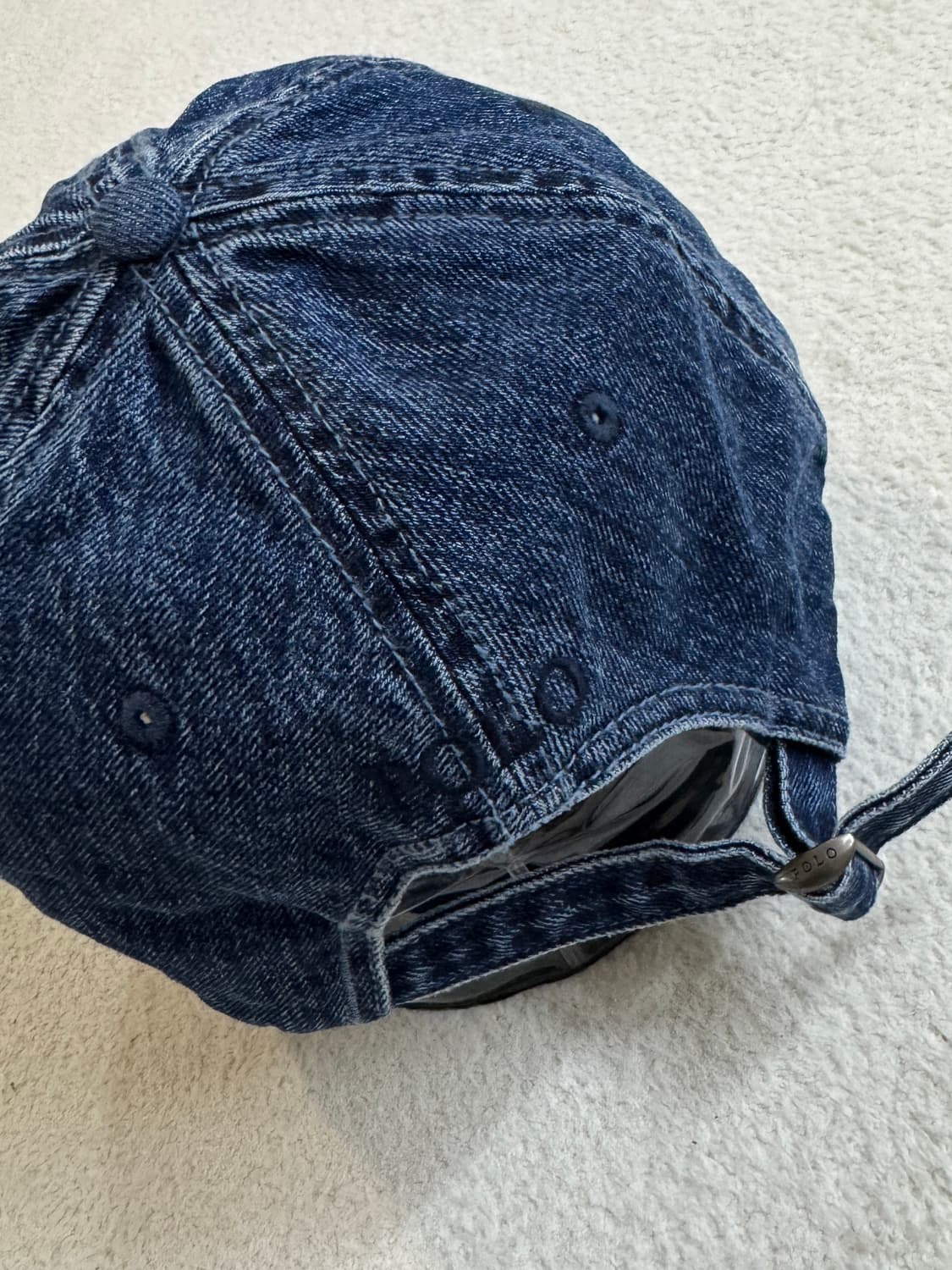 폴로 데님 볼캡 모자 상품이미지3
