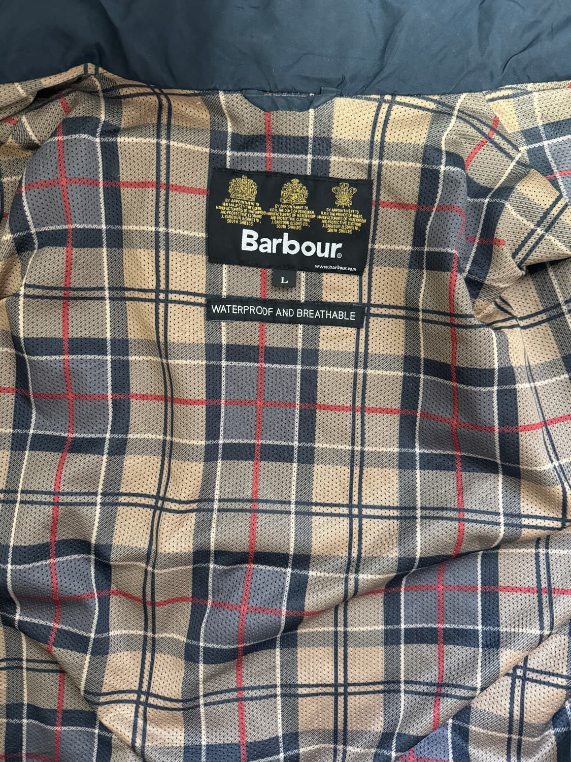 Barbour 바버 웨더 비데일 L사이즈 나일론 상품이미지4