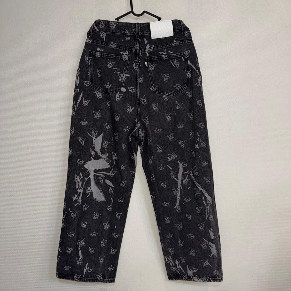 네스티 팬시클럽 쿠로미 데님 팬츠 블랙 M 상품이미지2