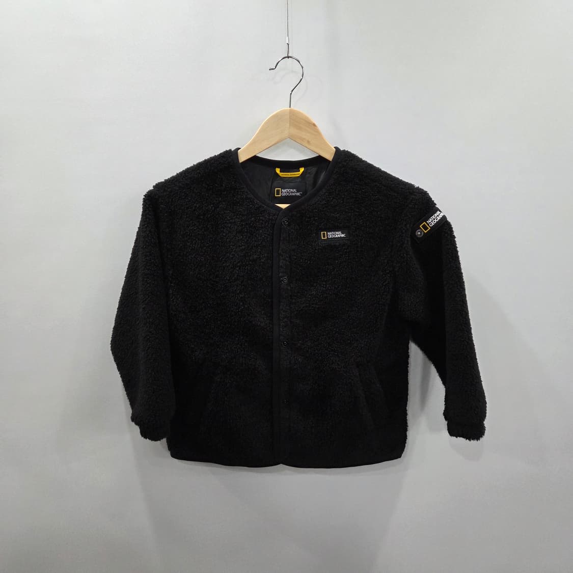 내셔널지오그래픽 키즈 버튼다운 양털 플리스자켓 120/7 상품이미지1