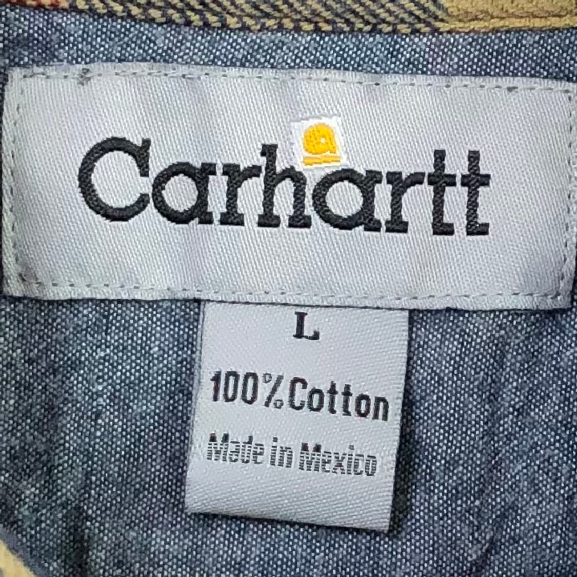 L 칼하트 체크 남방 상품이미지3