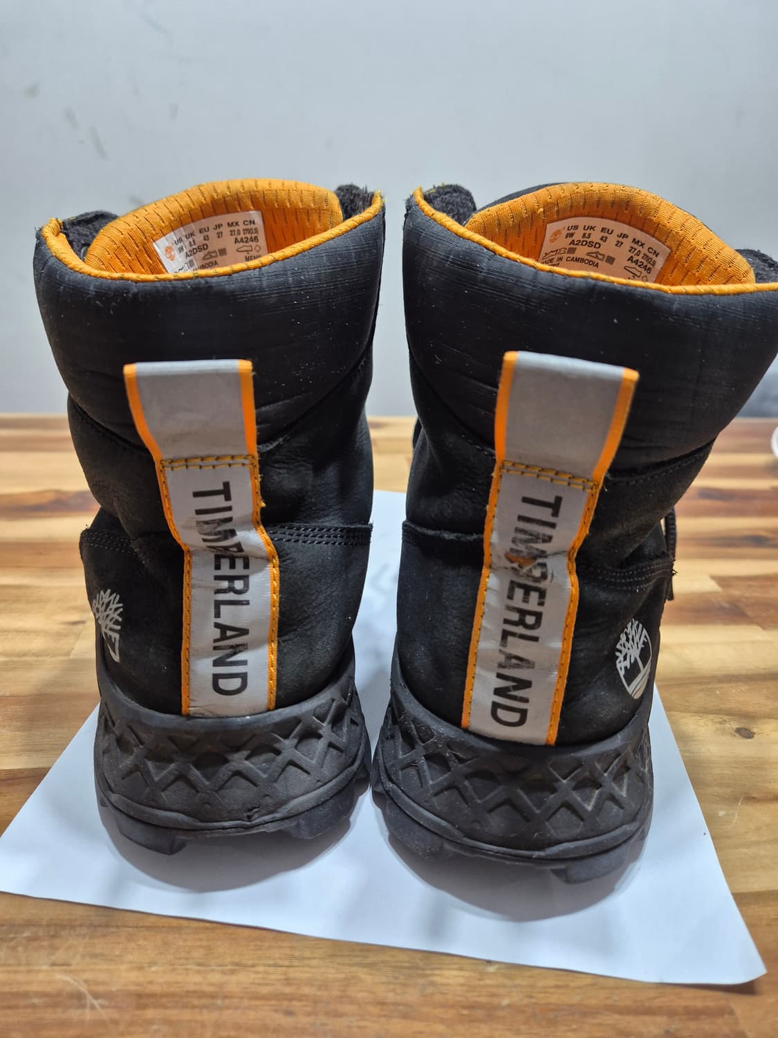 팀버랜드 브루클린 블랙 누벅 부츠 275 상품이미지5