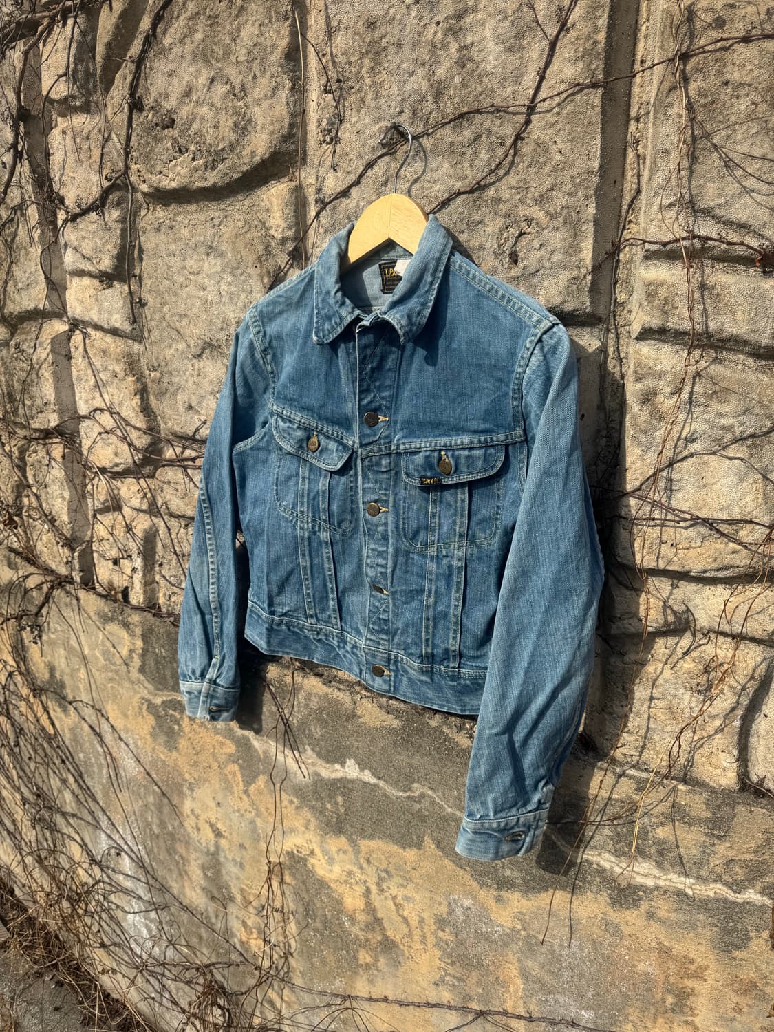 70s lee 빈티지 101-j 여성 데님 트러커 자켓 상품이미지3