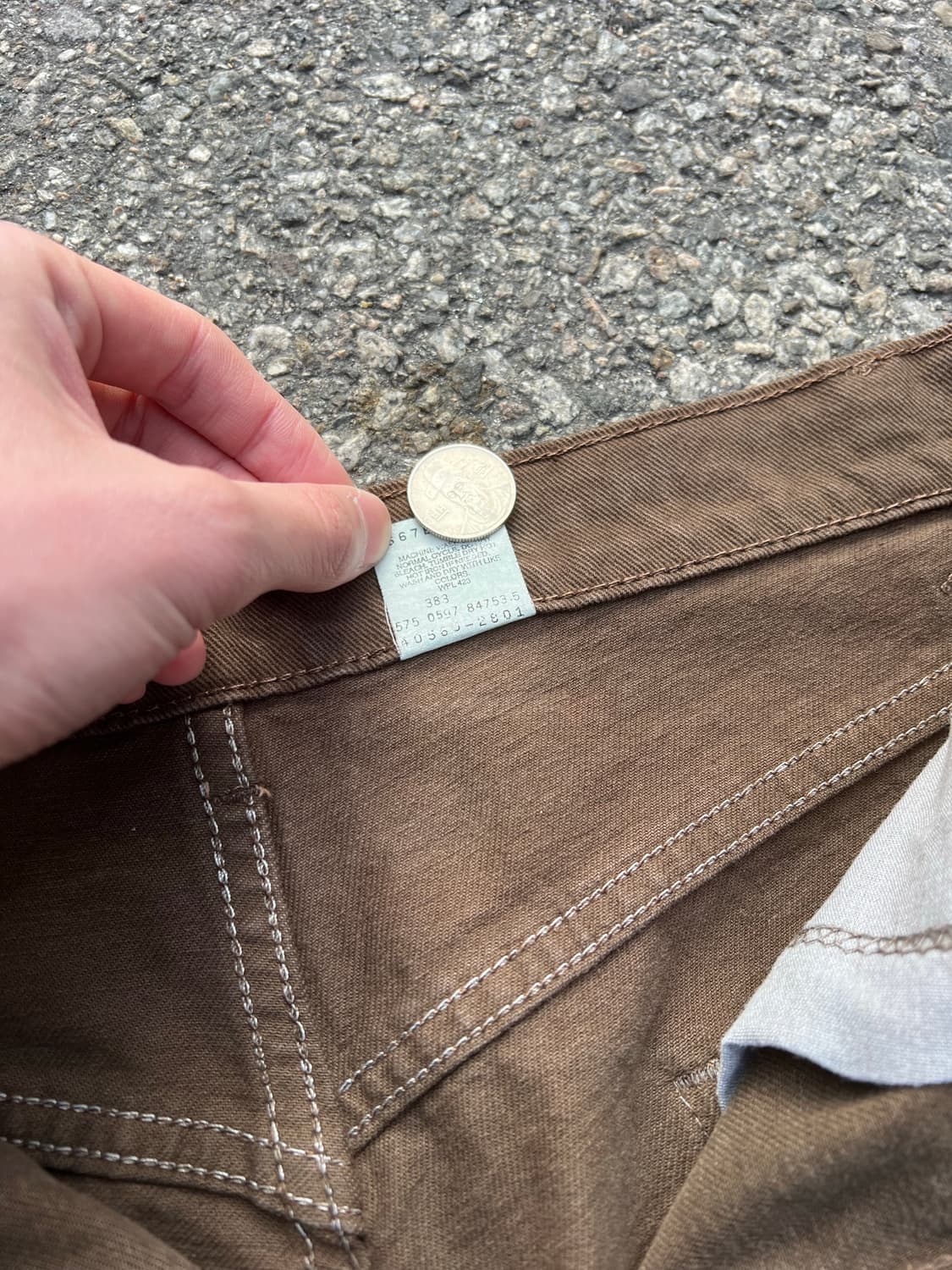 🇺🇸 90s 리바이스 565 루즈핏 와이드레그 33-34 상품이미지4