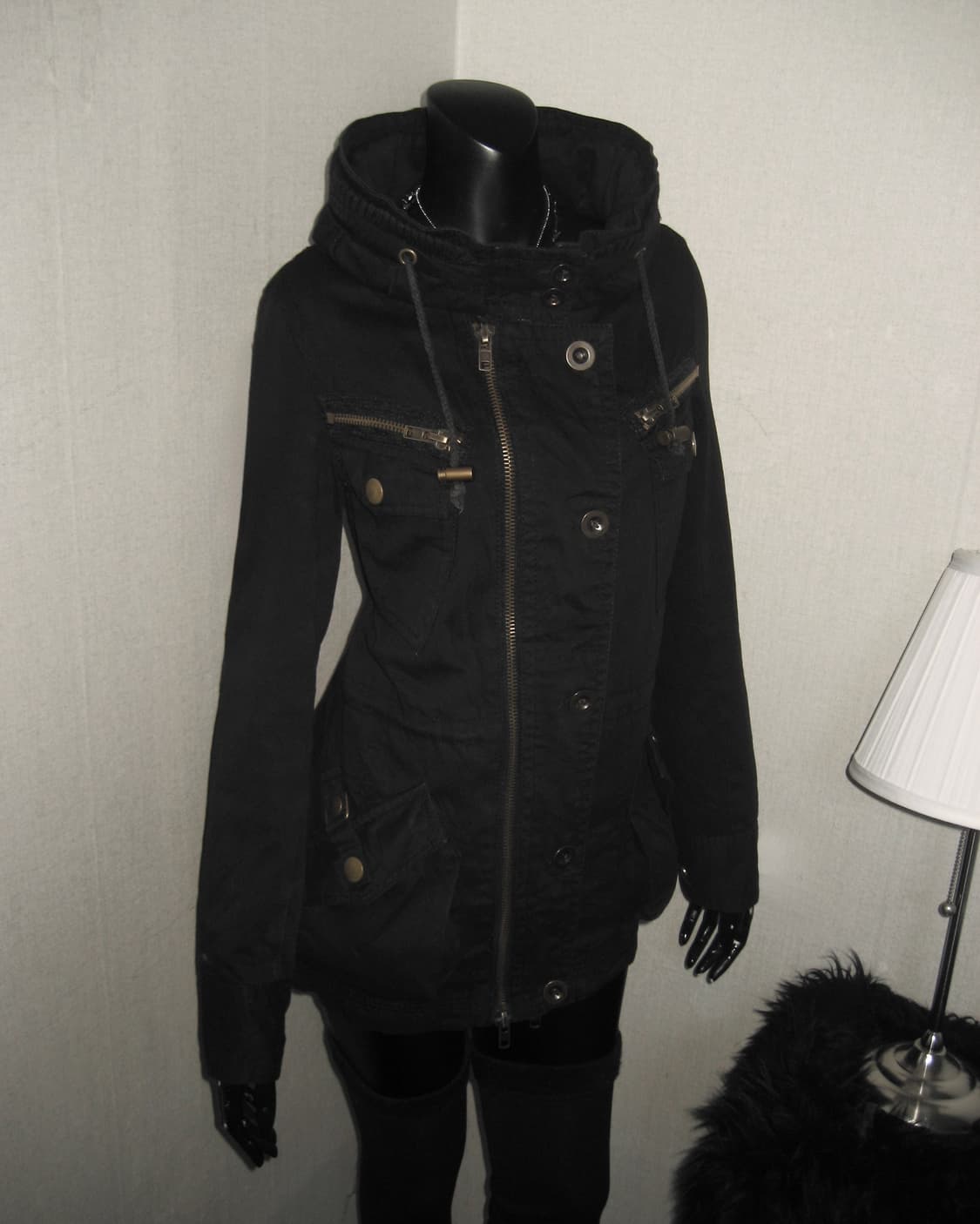 INGNI 잉그니 하이넥 투지퍼 집업 오네갸루 펑크 상품이미지6