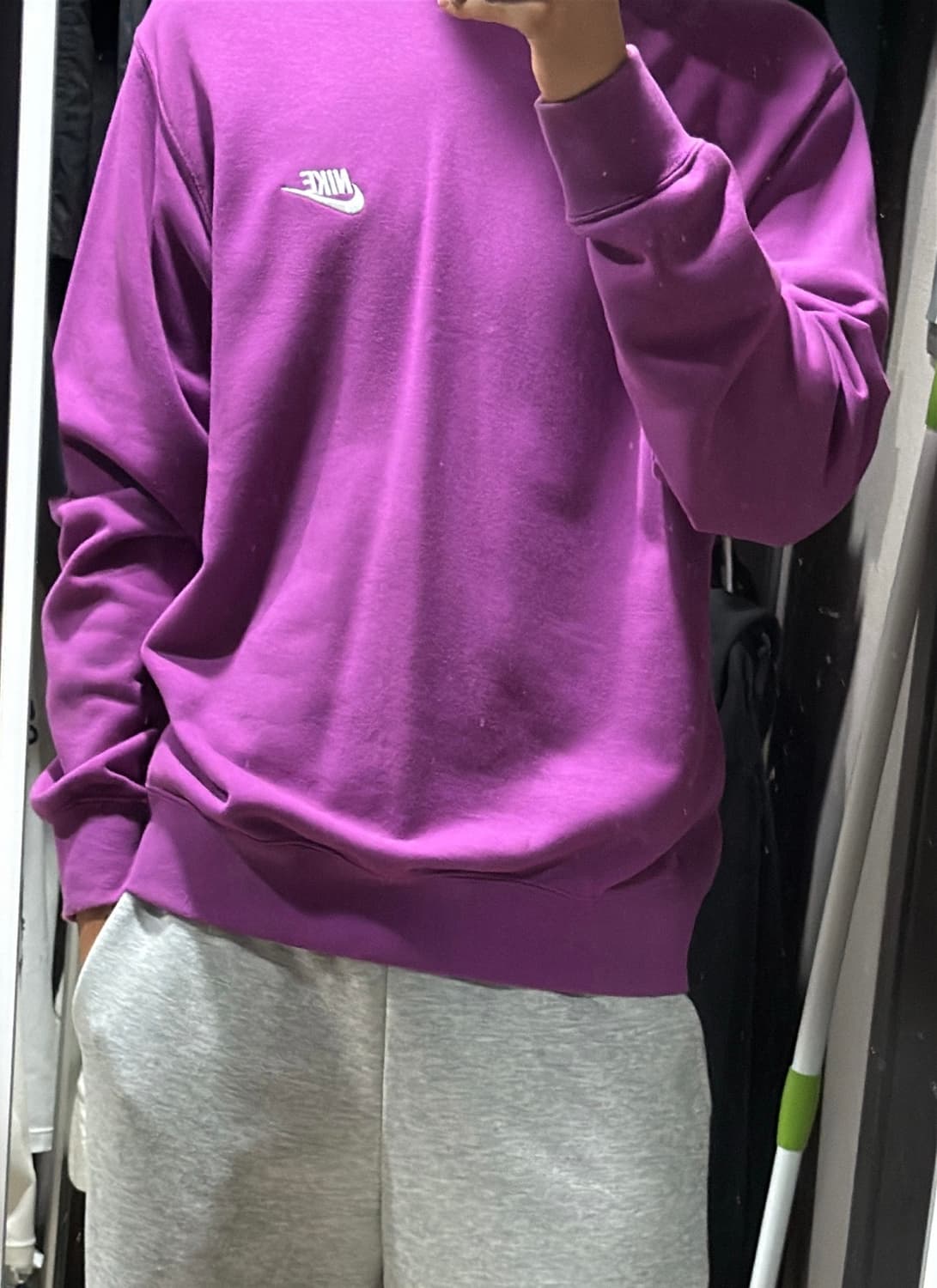 나이키 퍼플 맨투맨 상품이미지2