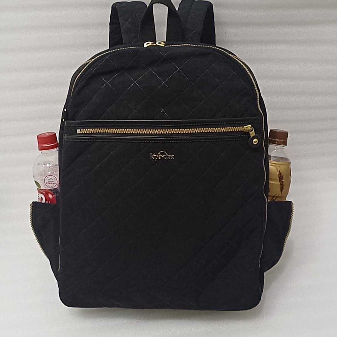 정품 키플링 퀼팅 백팩 L 학생 일상 여행 가방 블랙 훌륭 사랑봉봉정품  상품이미지1