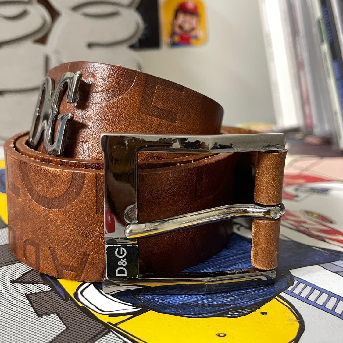 돌체앤가바나 빈티지 레더 벨트 상품이미지2