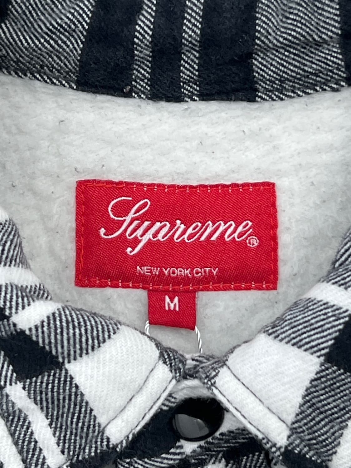 슈프림 16FW 파일 라인드 플란넬 체크 셔츠 상품이미지5