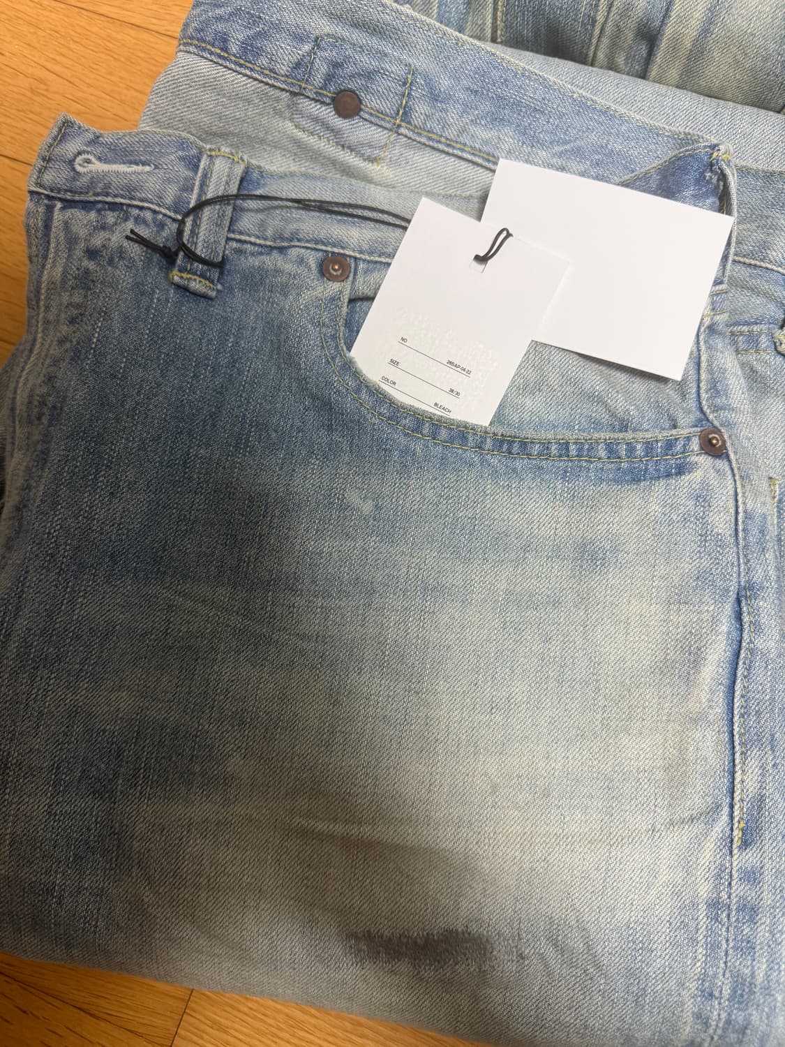 SZ. 38/30) 26SS 아프레쎄 no.37 블리치 상품이미지1