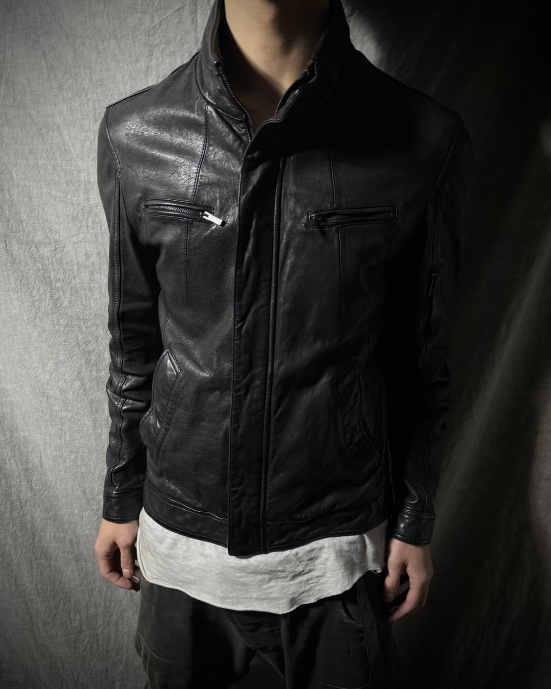 SIEG FAHRENHEIT Lambskin Leather Jacket  상품이미지1