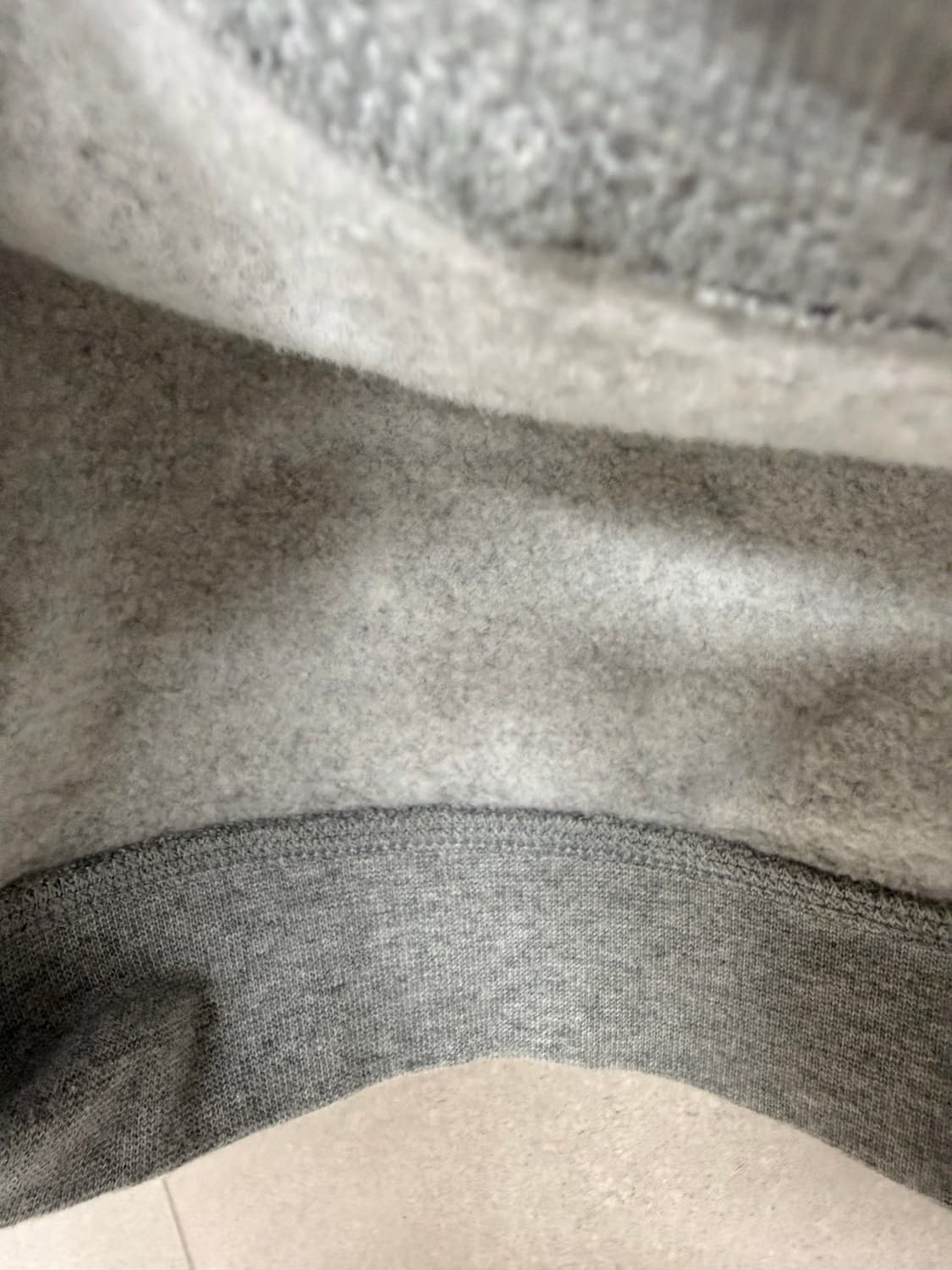 나이키 그레이 후드티 기모 키즈L 상품이미지2