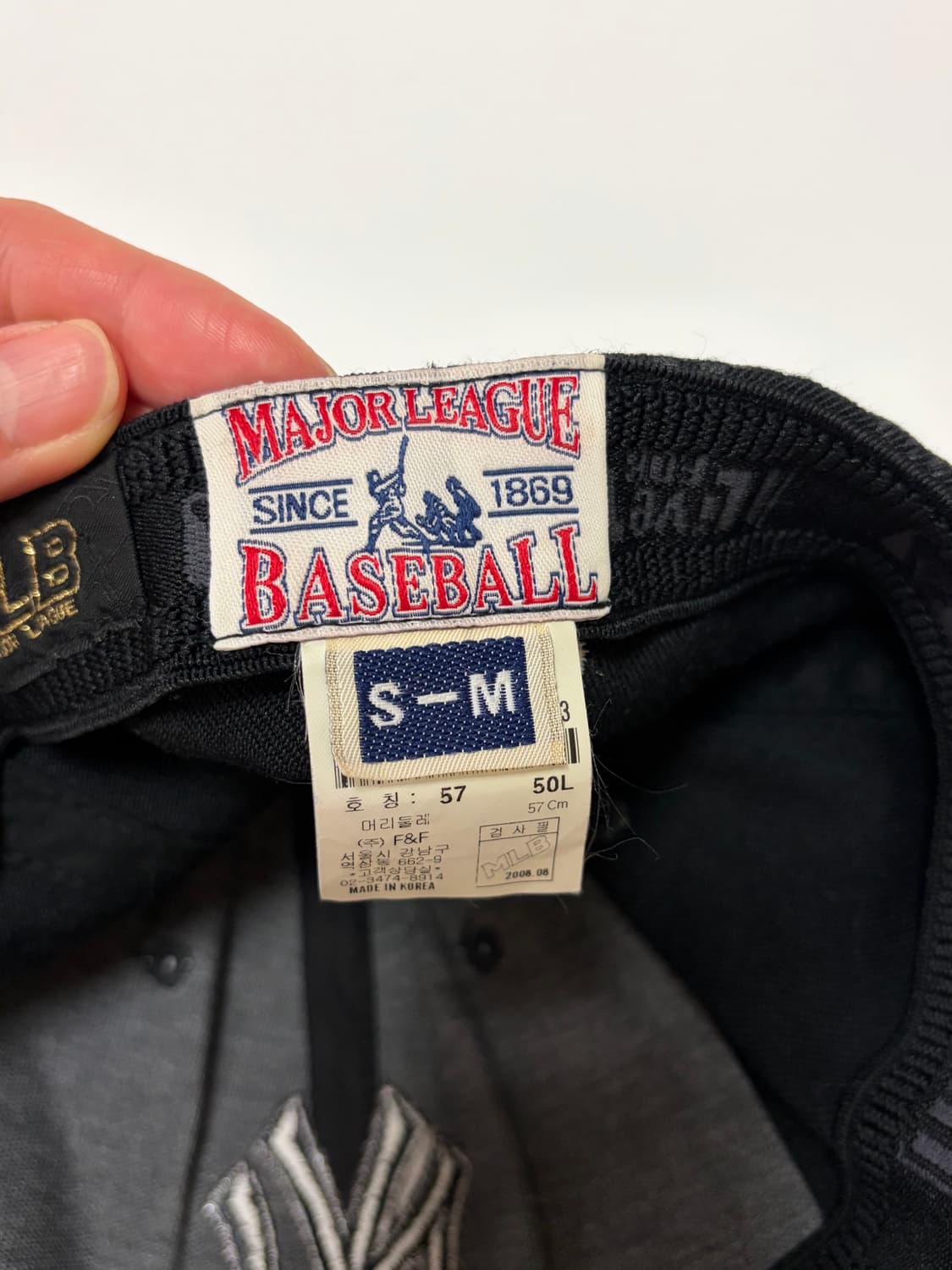 MLB 엠엘비 뉴욕양키스 체크 s-m 상품이미지6