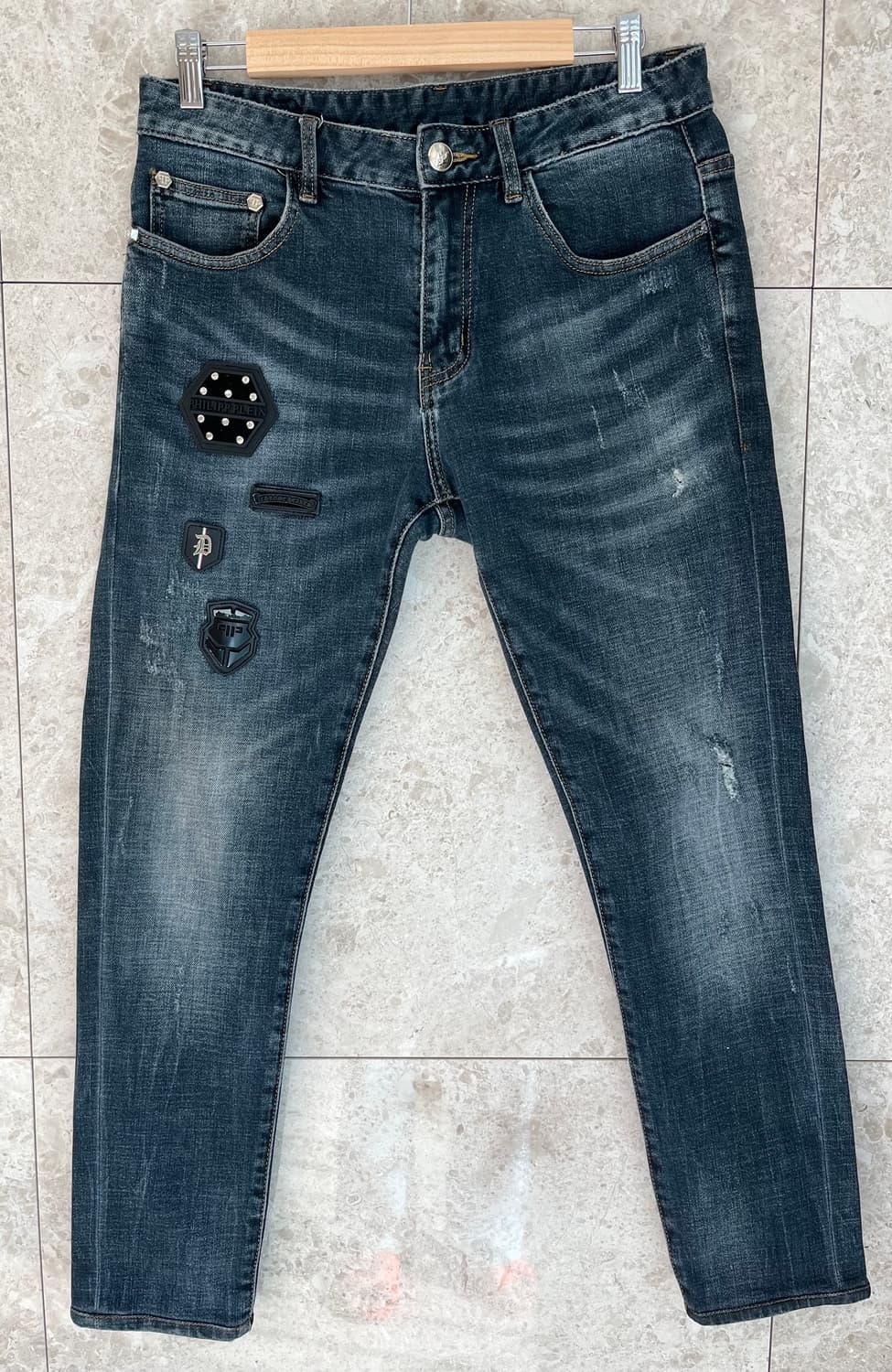 필립플레인 워싱 데미지 데님 32 정품 상품이미지1