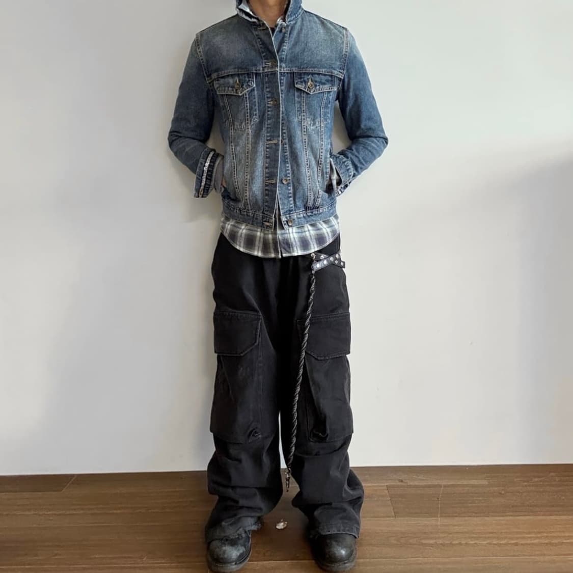 넘버나인 워시드 데님 자켓 상품이미지2