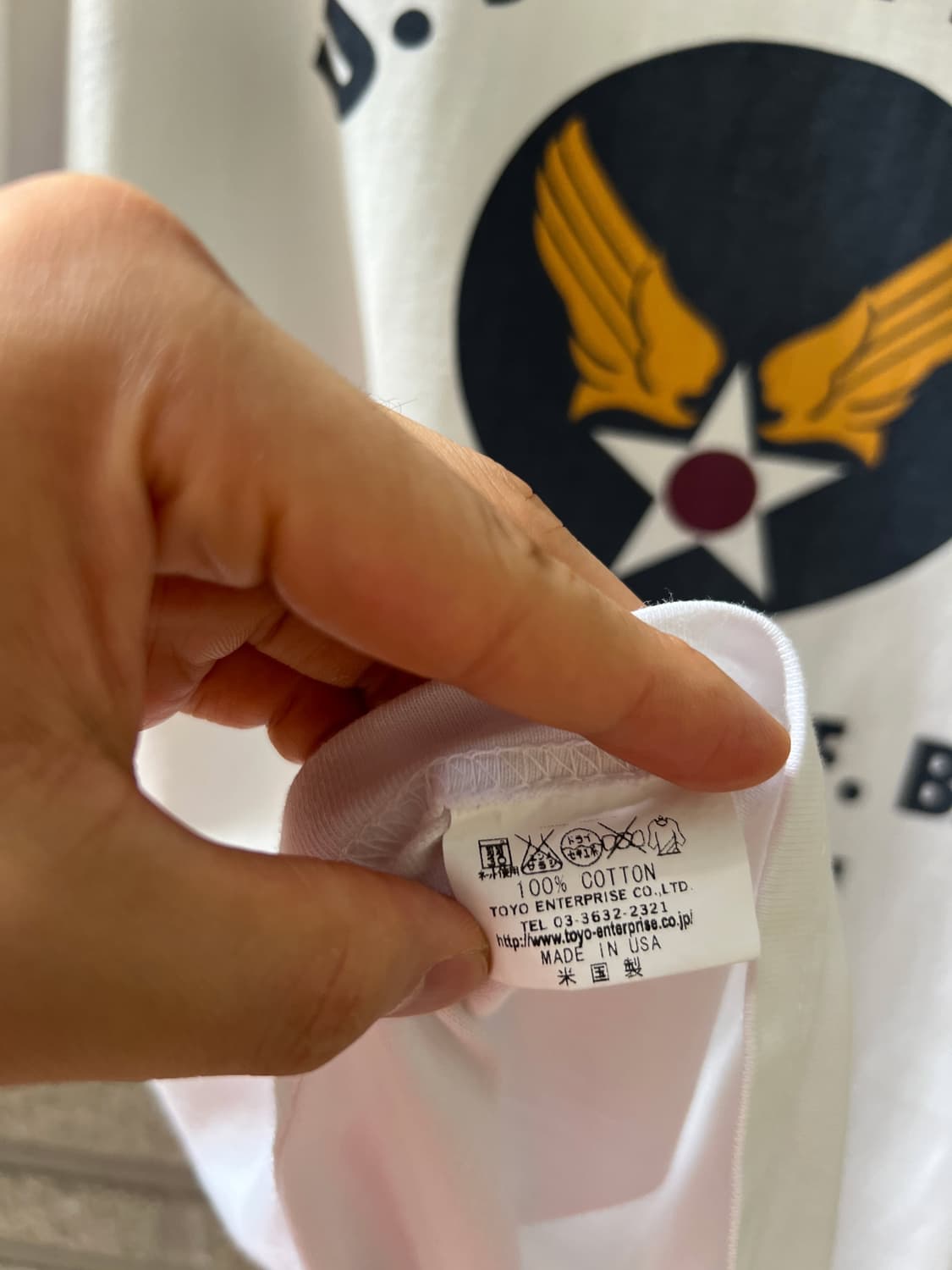 [S]버즈릭슨 Made in USA U.S AIR FORCE 링거 티셔츠 상품이미지8