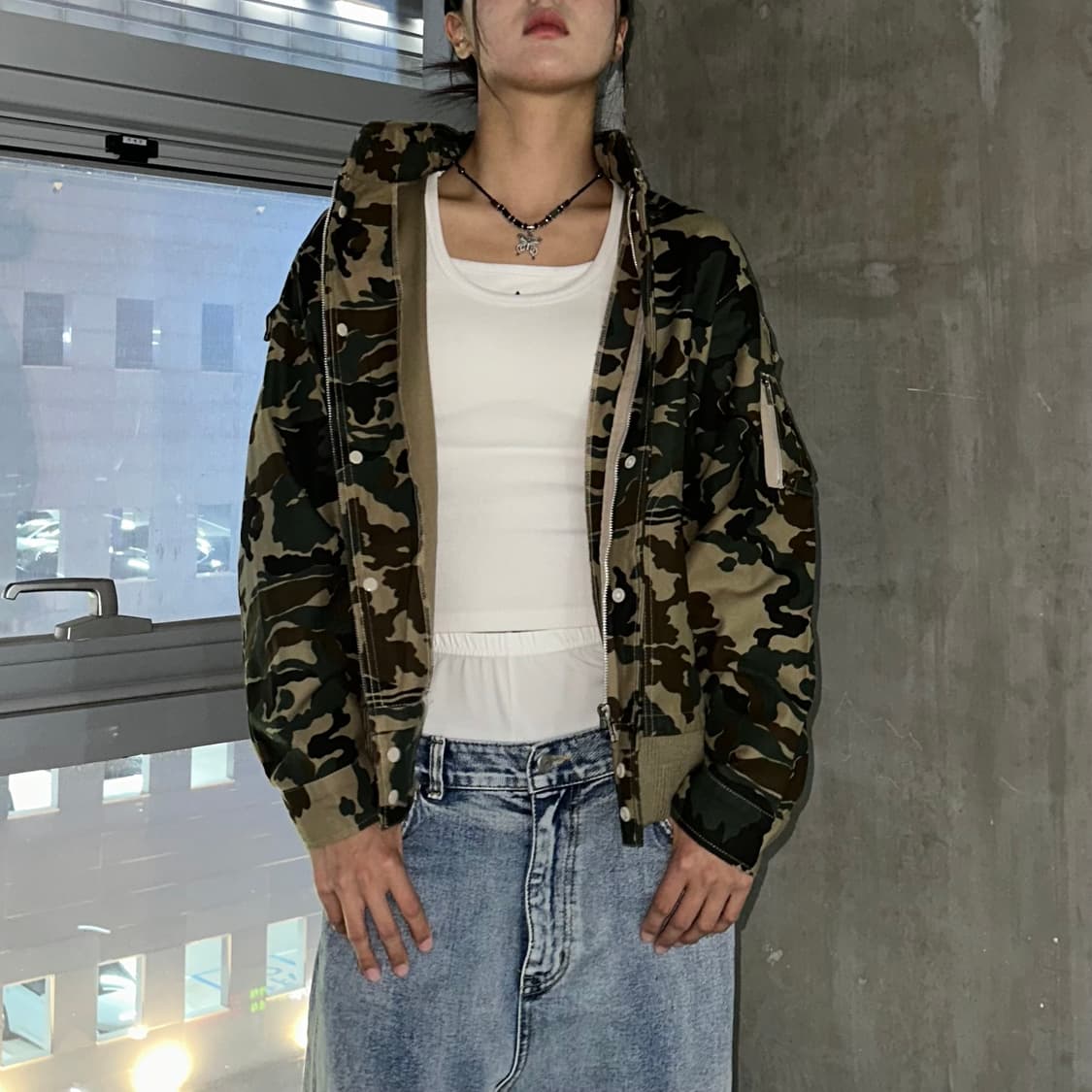 vintage camo pocket jacket 상품이미지2