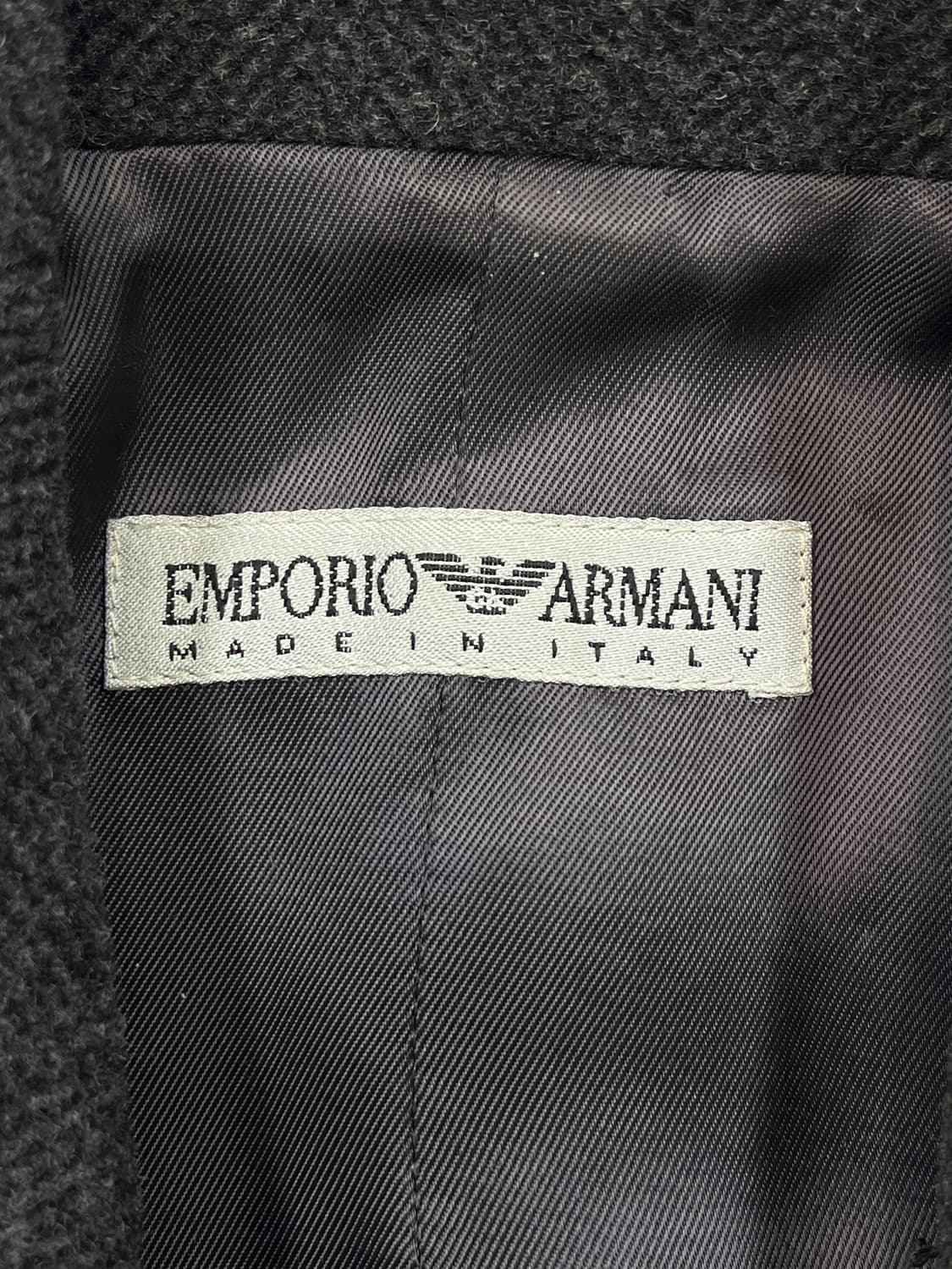 엠포리오 아르마니 90's 3B 울 롱 코트 상품이미지4