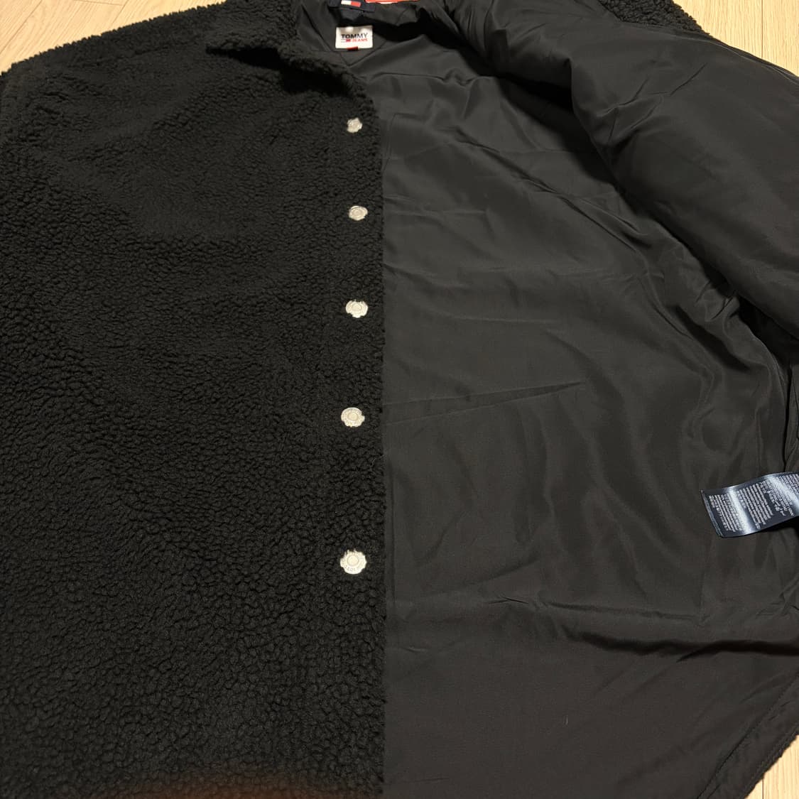 타미진스 셰르파 플리스 오버핏 자켓 셔츠(실측 S~M) 상품이미지3