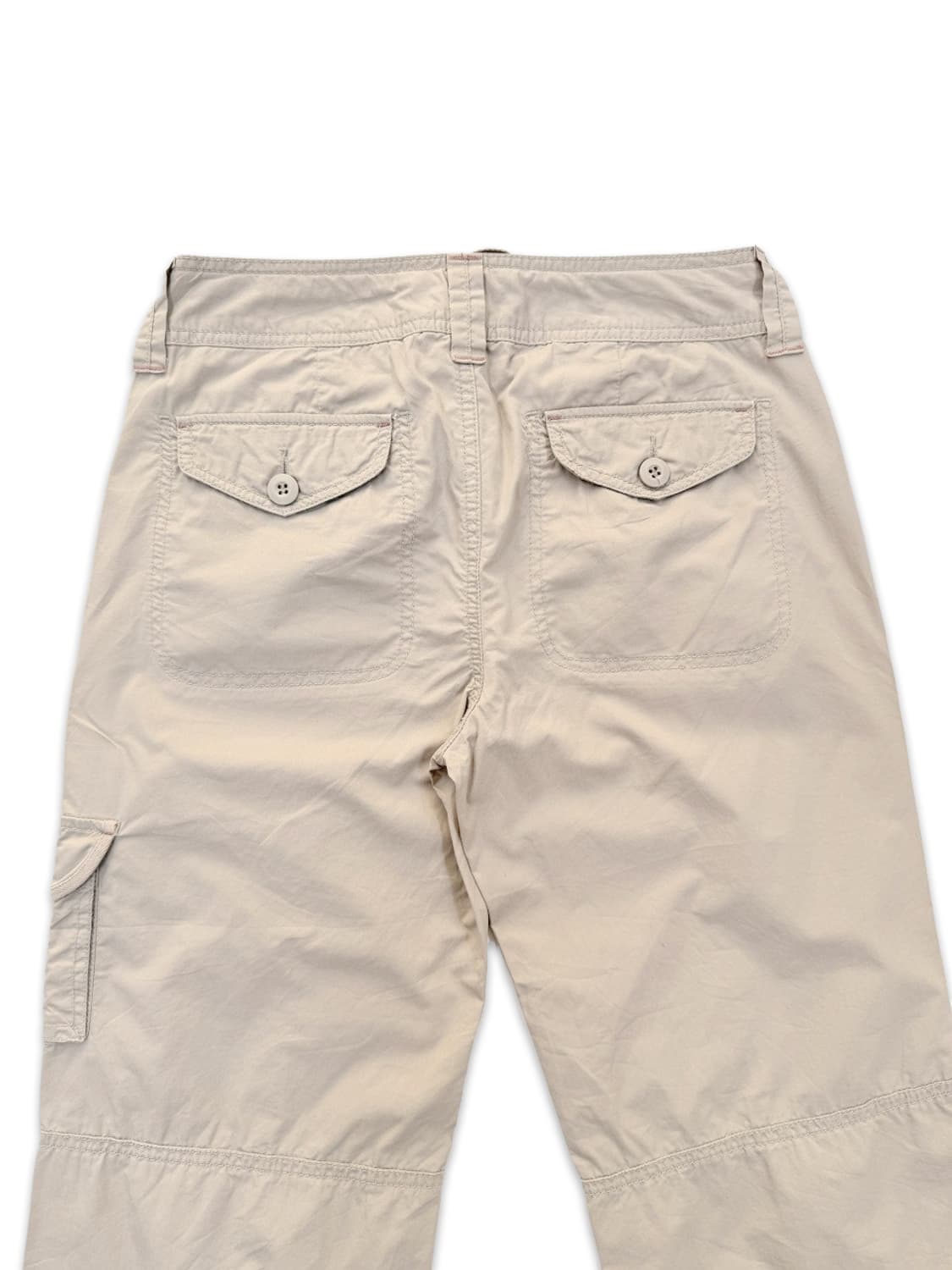 빈티지 initial 베이지 로우라이즈 카고 와이드 팬츠 상품이미지6